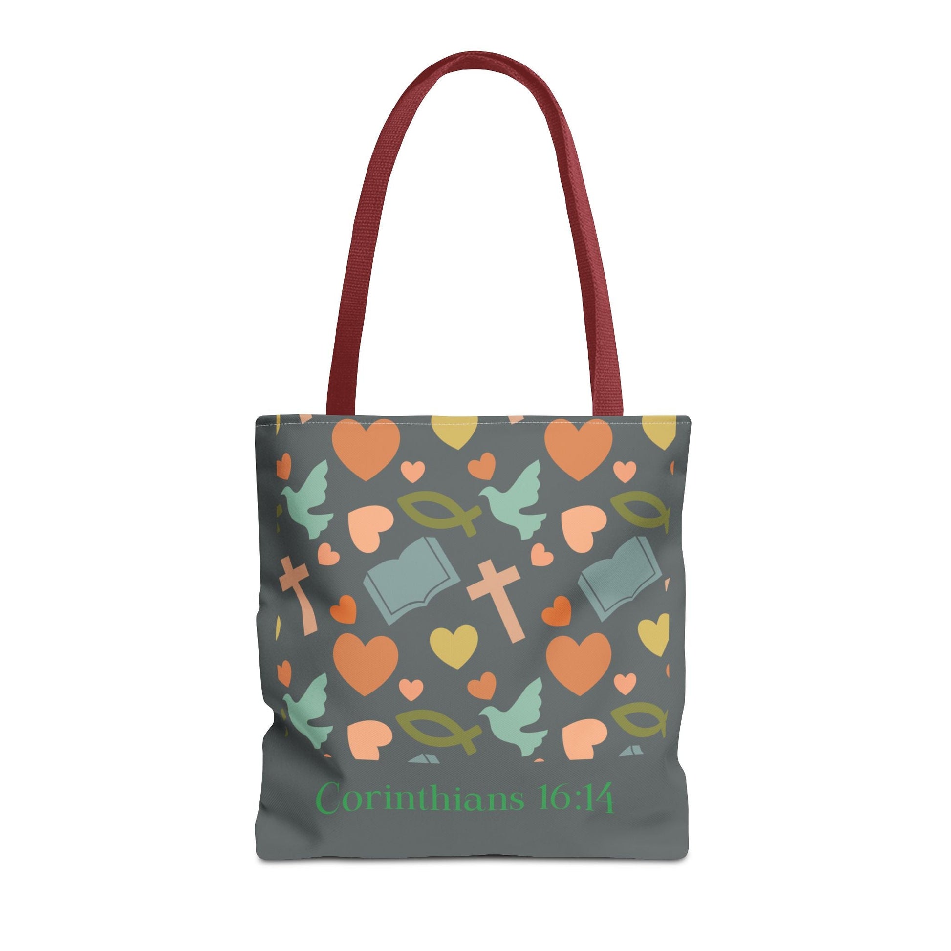 Inspirational Tote Bag - Faith, Love, Hope, Gift for Her, Spiritual Accessories, Bible Verse Tote | Bags – GodSpeed Threads
