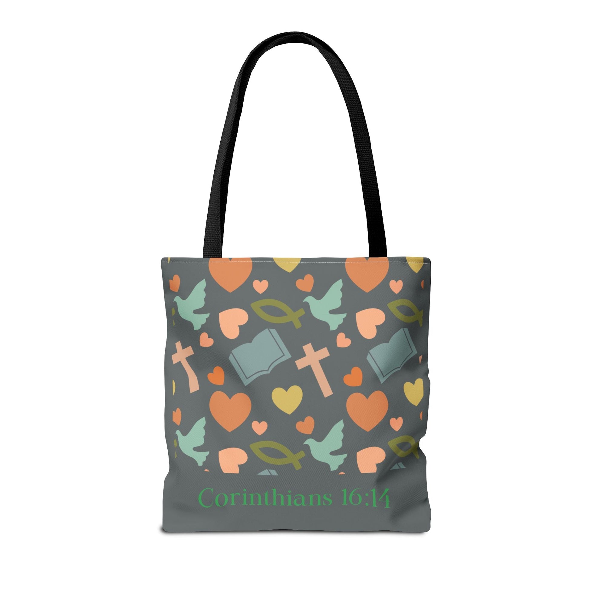 Inspirational Tote Bag - Faith, Love, Hope, Gift for Her, Spiritual Accessories, Bible Verse Tote | Bags – GodSpeed Threads