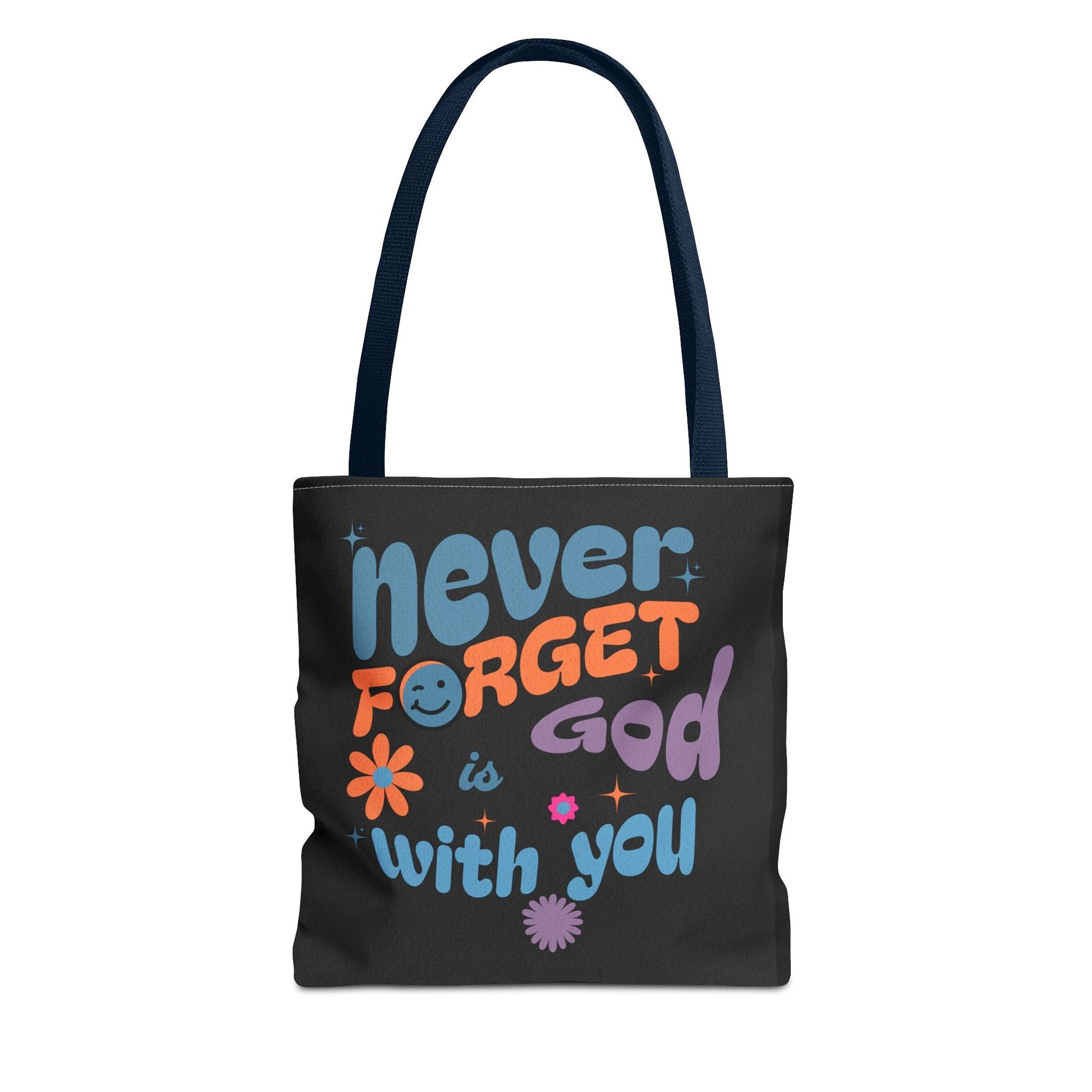 Inspirational Tote Bag - "Never Forget God is with You" - Motivational Gift, Faith - Based, Everyday Use, Shopping Bag, Church Bag | Bags – GodSpeed Threads