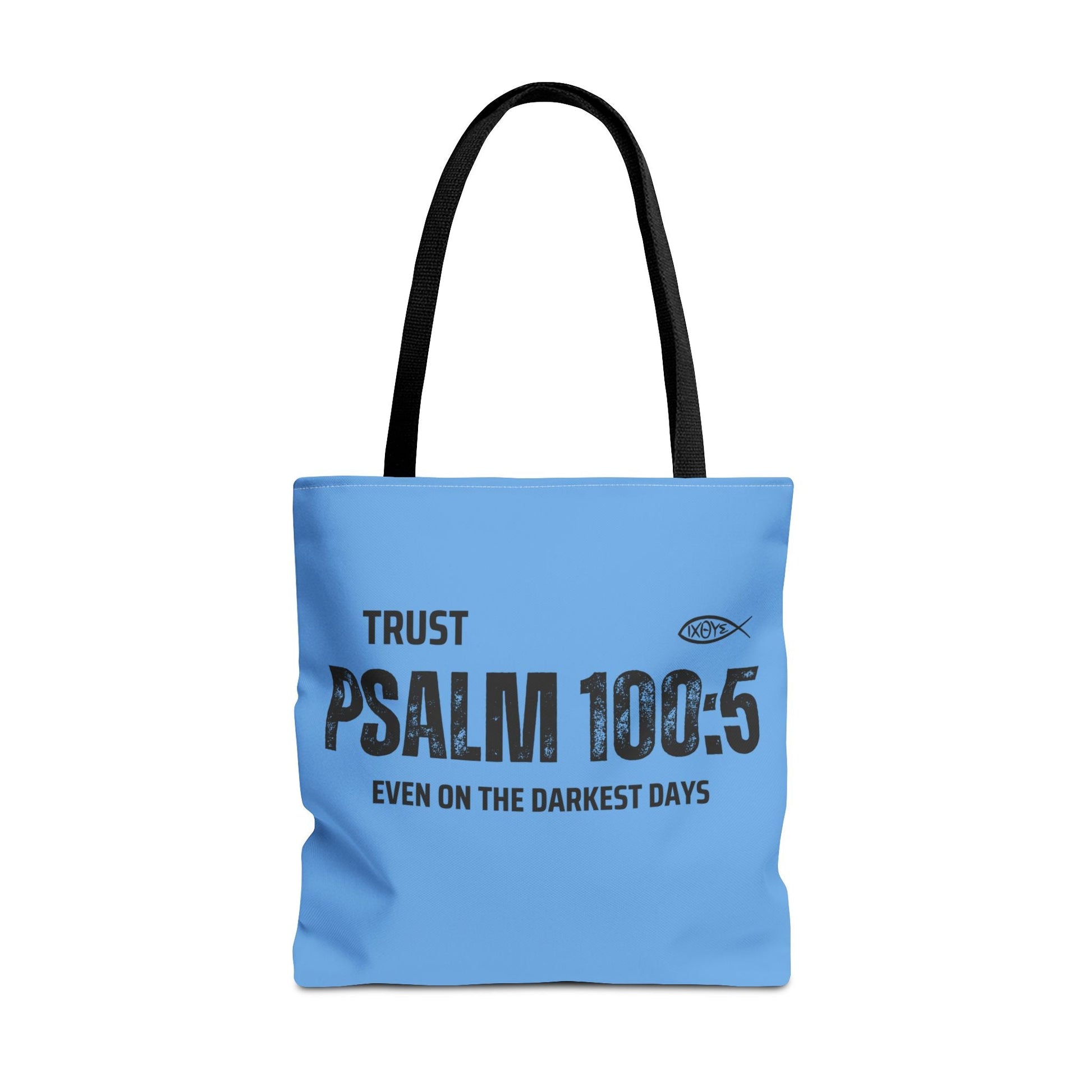 Inspirational Tote Bag - Trust Psalm 100:5, Faithful Christian Gift, Encouragement Accessory, Sustainable Shopping Bag, Inspirational [...] | Bags – GodSpeed Threads
