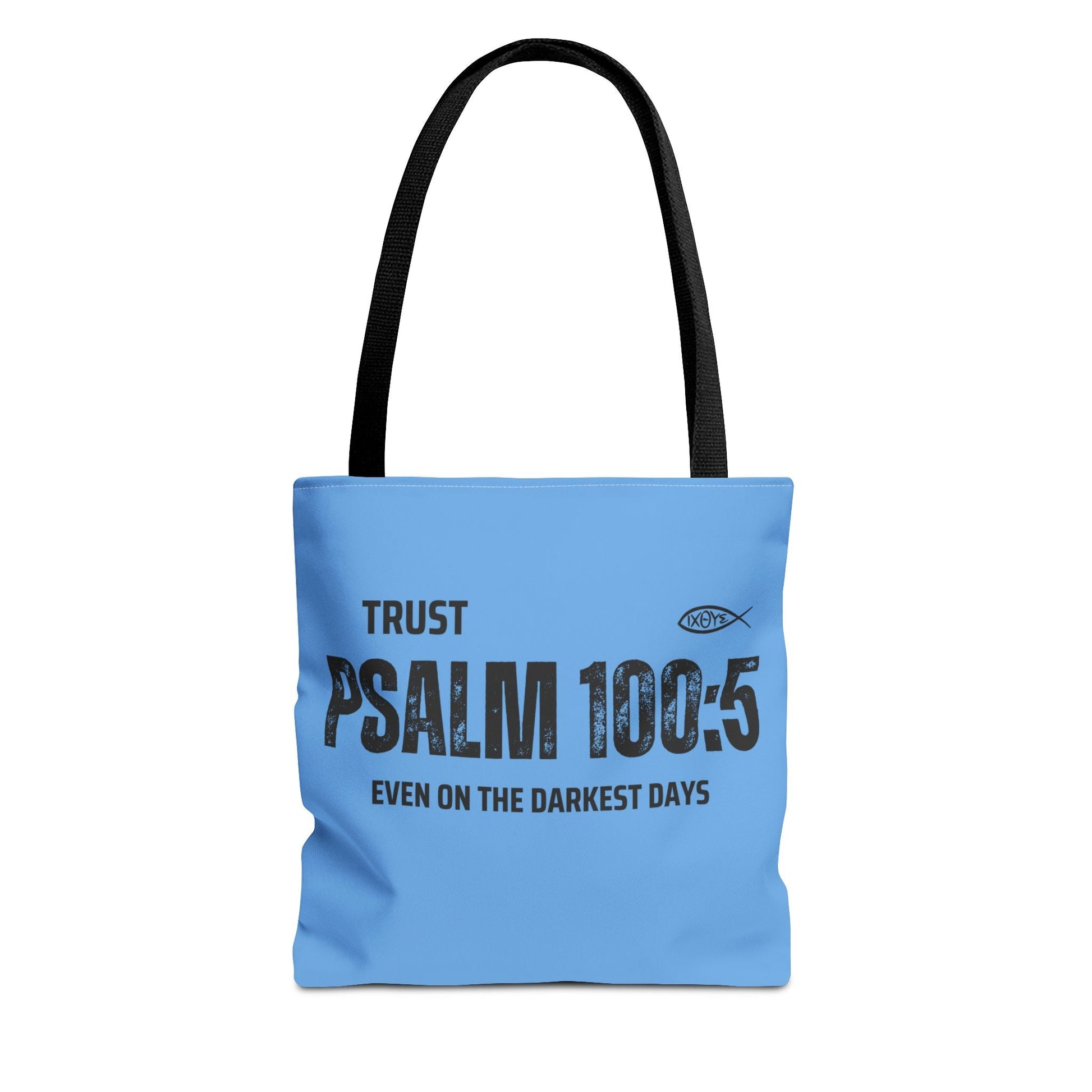 Inspirational Tote Bag - Trust Psalm 100:5, Faithful Christian Gift, Encouragement Accessory, Sustainable Shopping Bag, Inspirational [...] | Bags – GodSpeed Threads