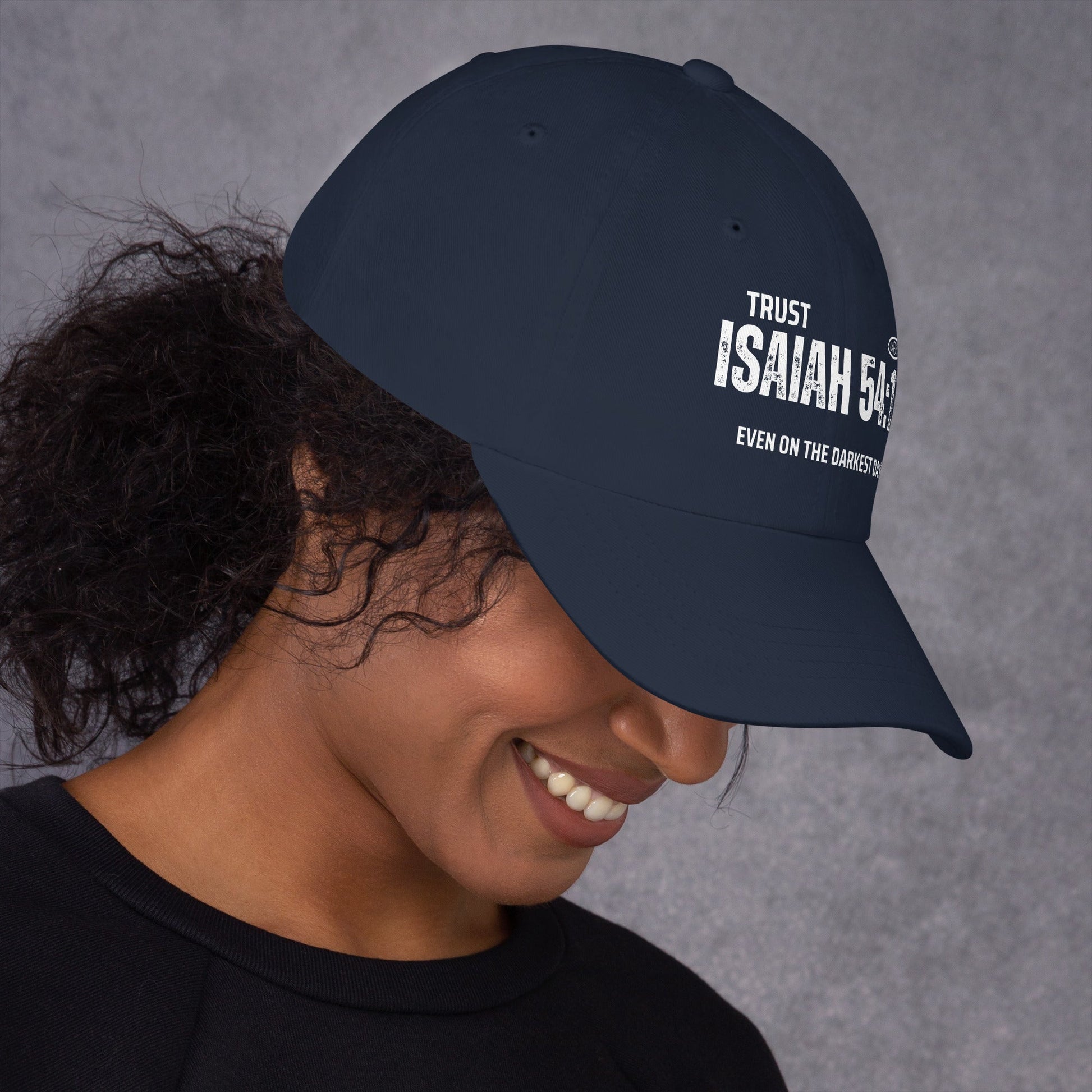 ✝️ Isaiah 54:17 “Trust Even on the Darkest Days” Classic Dad Hat – Faith - Inspired Everyday Style | Hats – GodSpeed Threads
