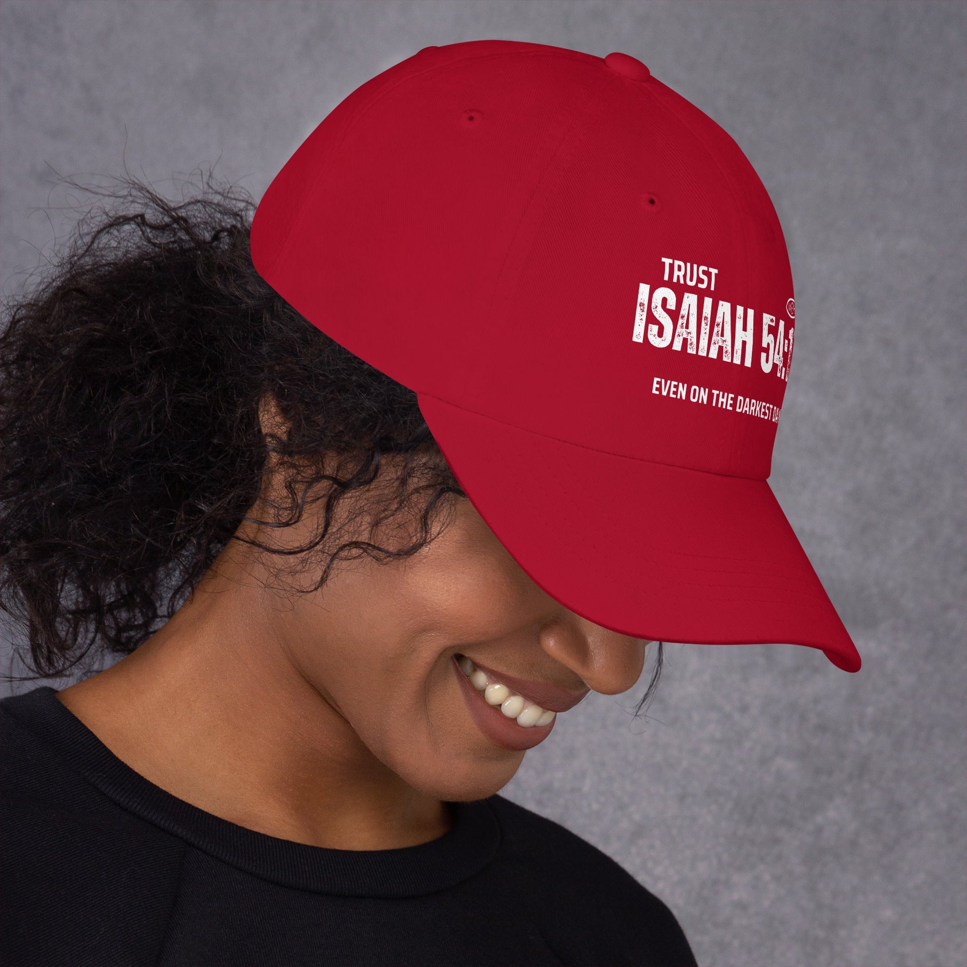 ✝️ Isaiah 54:17 “Trust Even on the Darkest Days” Classic Dad Hat – Faith - Inspired Everyday Style | Hats – GodSpeed Threads