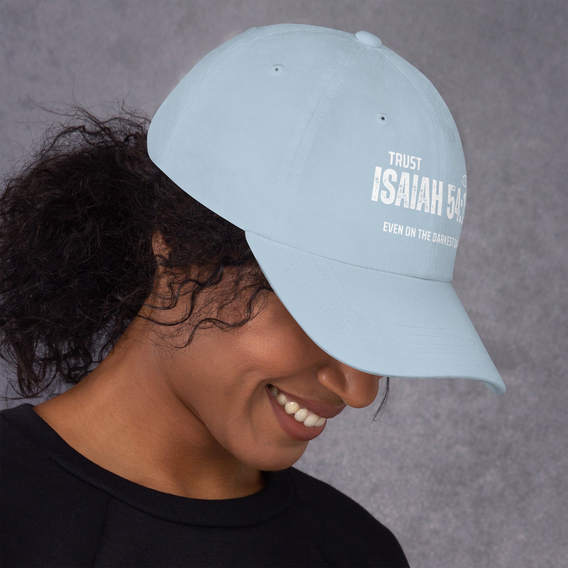 ✝️ Isaiah 54:17 “Trust Even on the Darkest Days” Classic Dad Hat – Faith - Inspired Everyday Style | Hats – GodSpeed Threads