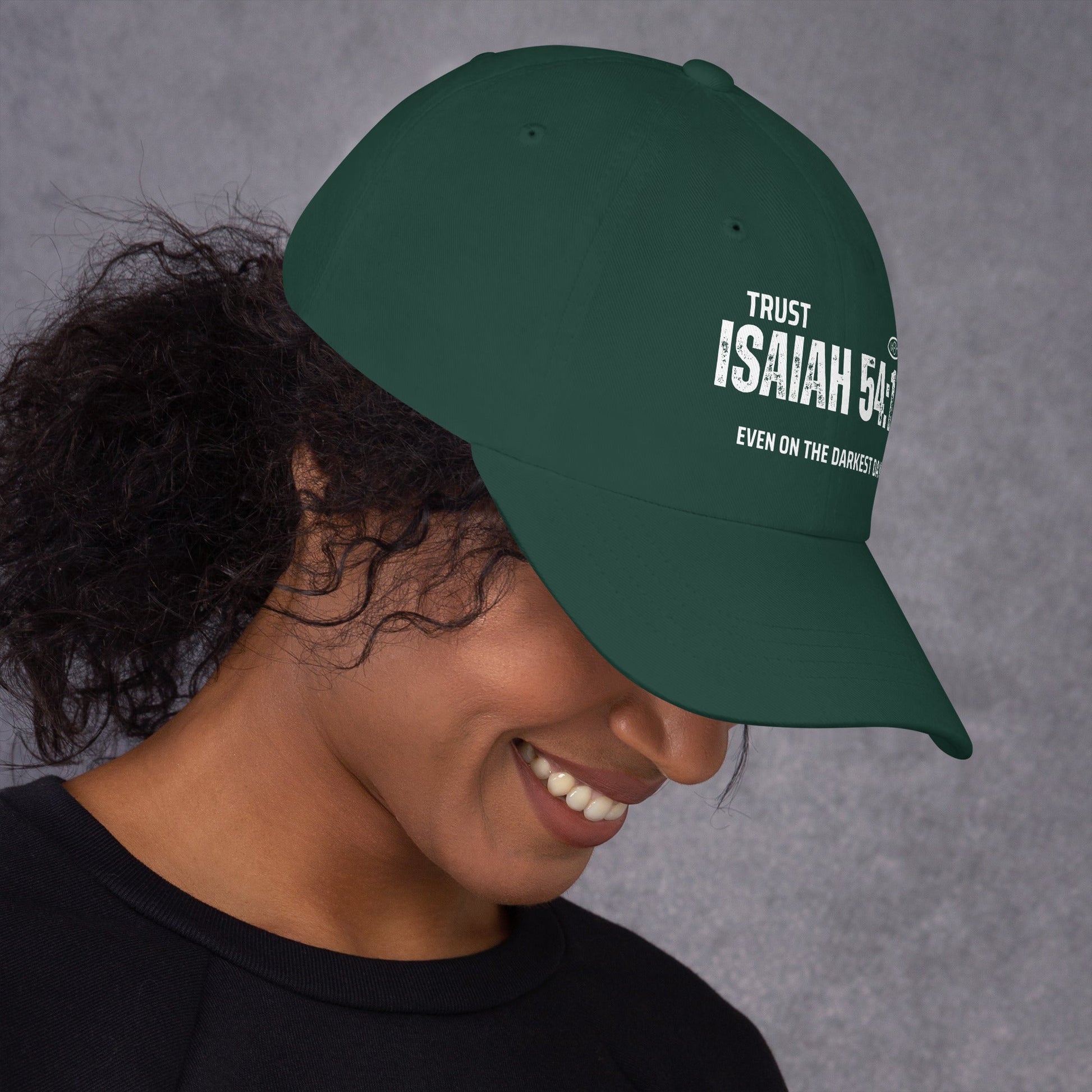 ✝️ Isaiah 54:17 “Trust Even on the Darkest Days” Classic Dad Hat – Faith - Inspired Everyday Style | Hats – GodSpeed Threads