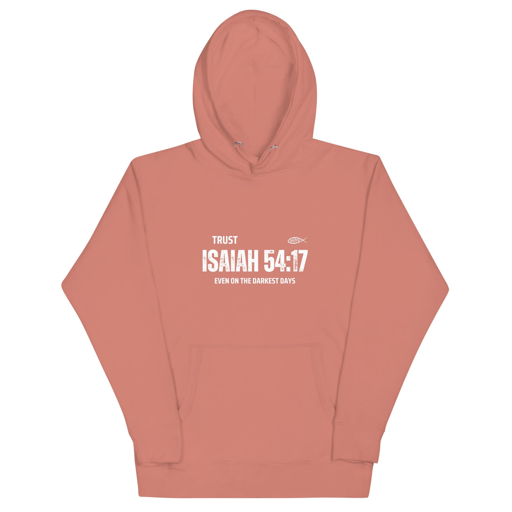 ✝️ Isaiah 54:17 “Trust Even on the Darkest Days” Hoodie – Faith - Inspired Warmth | Hoodies – GodSpeed Threads