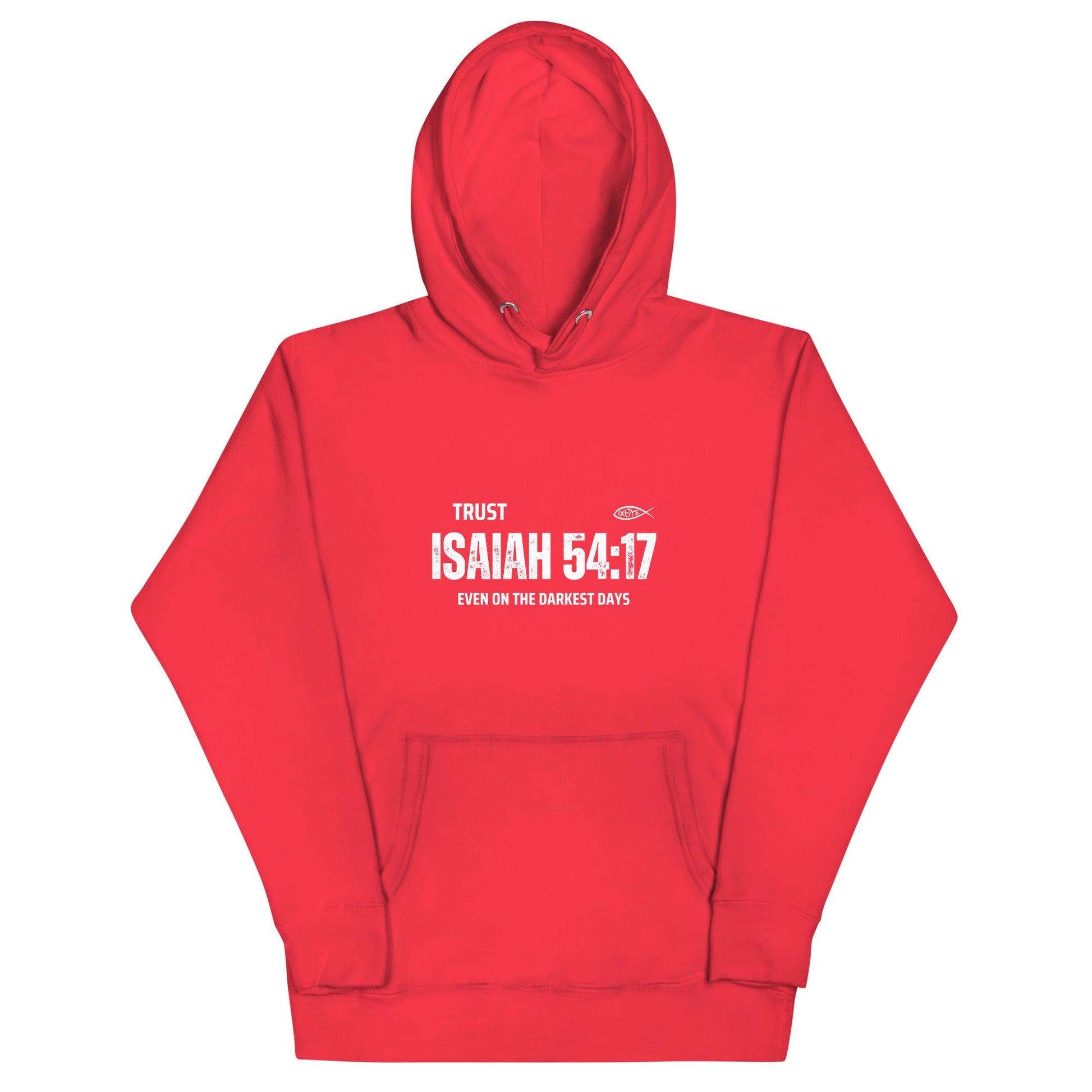 ✝️ Isaiah 54:17 “Trust Even on the Darkest Days” Hoodie – Faith - Inspired Warmth | Hoodies – GodSpeed Threads