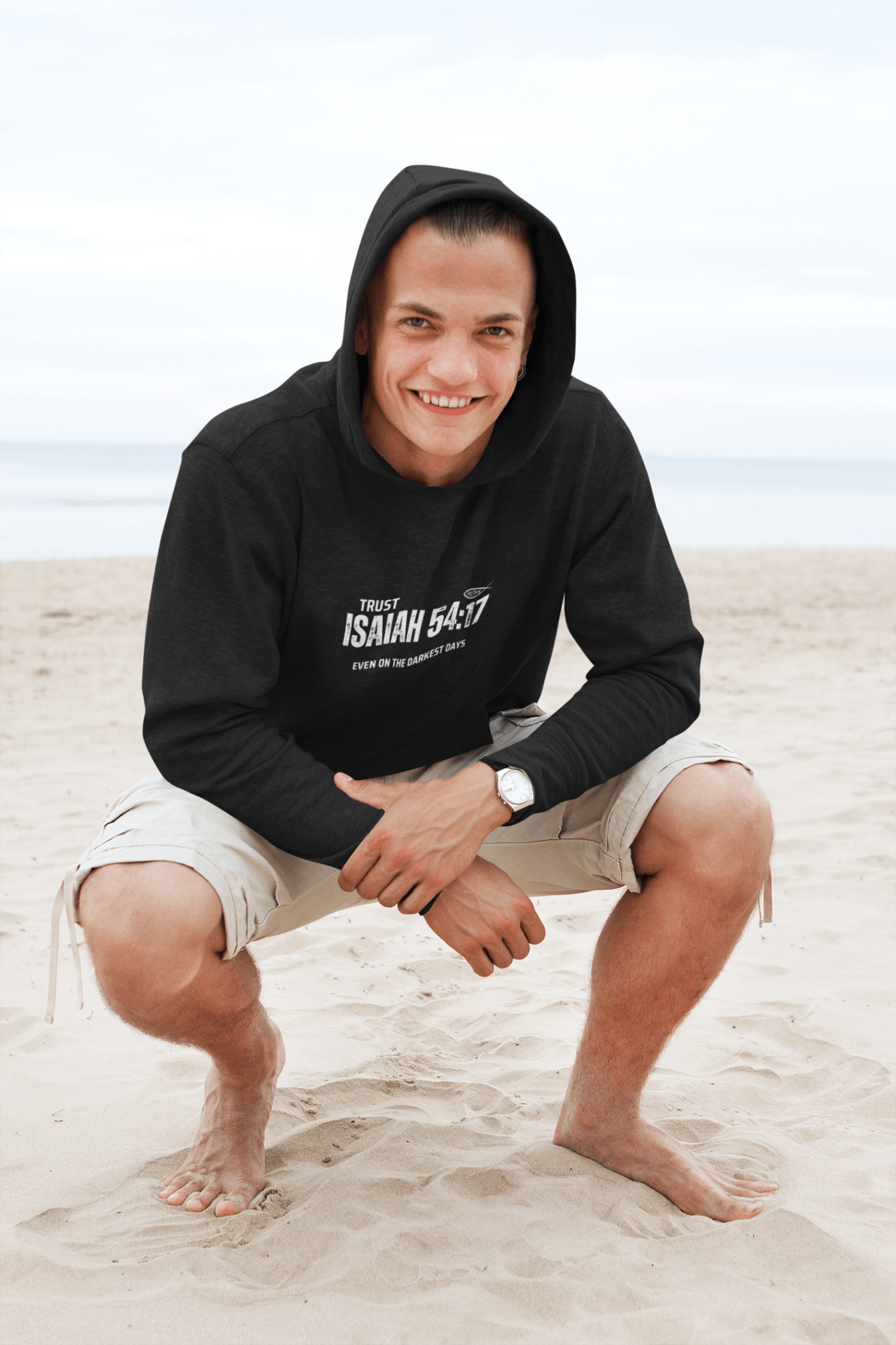 ✝️ Isaiah 54:17 “Trust Even on the Darkest Days” Hoodie – Faith - Inspired Warmth | Hoodies – GodSpeed Threads