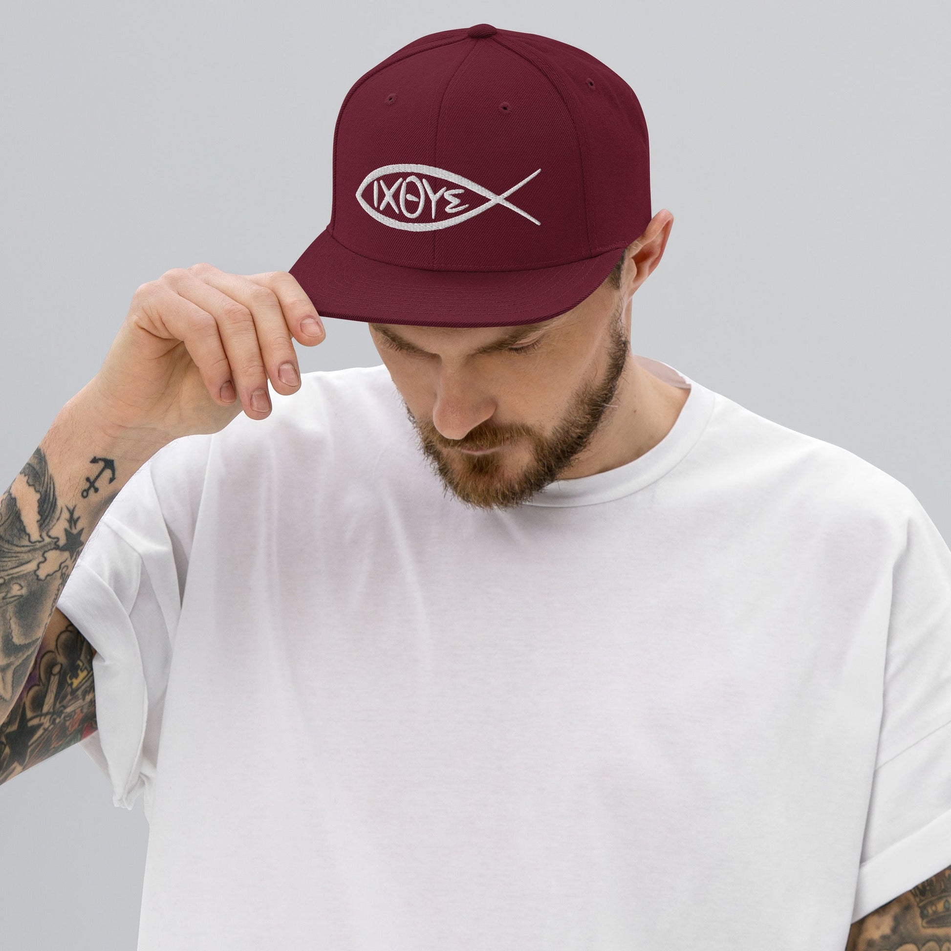 IXOYE Faith Embroidered Snapback — Godspeed ThreadsSnapback Hat | – GodSpeed Threads