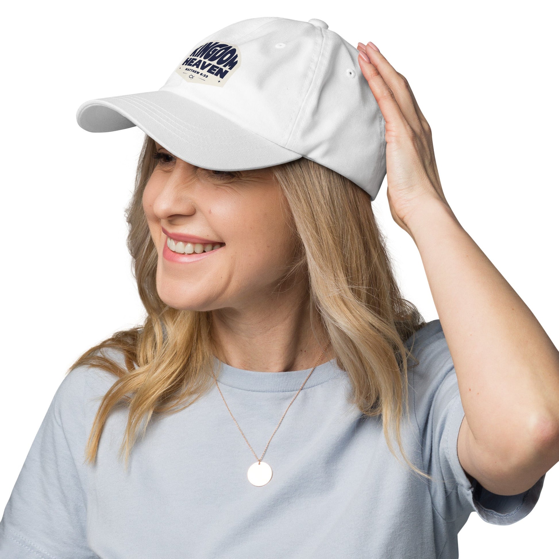 ⭐ Kingdom of Heaven Dad Hat – Matthew 6:33 | Hats – GodSpeed Threads