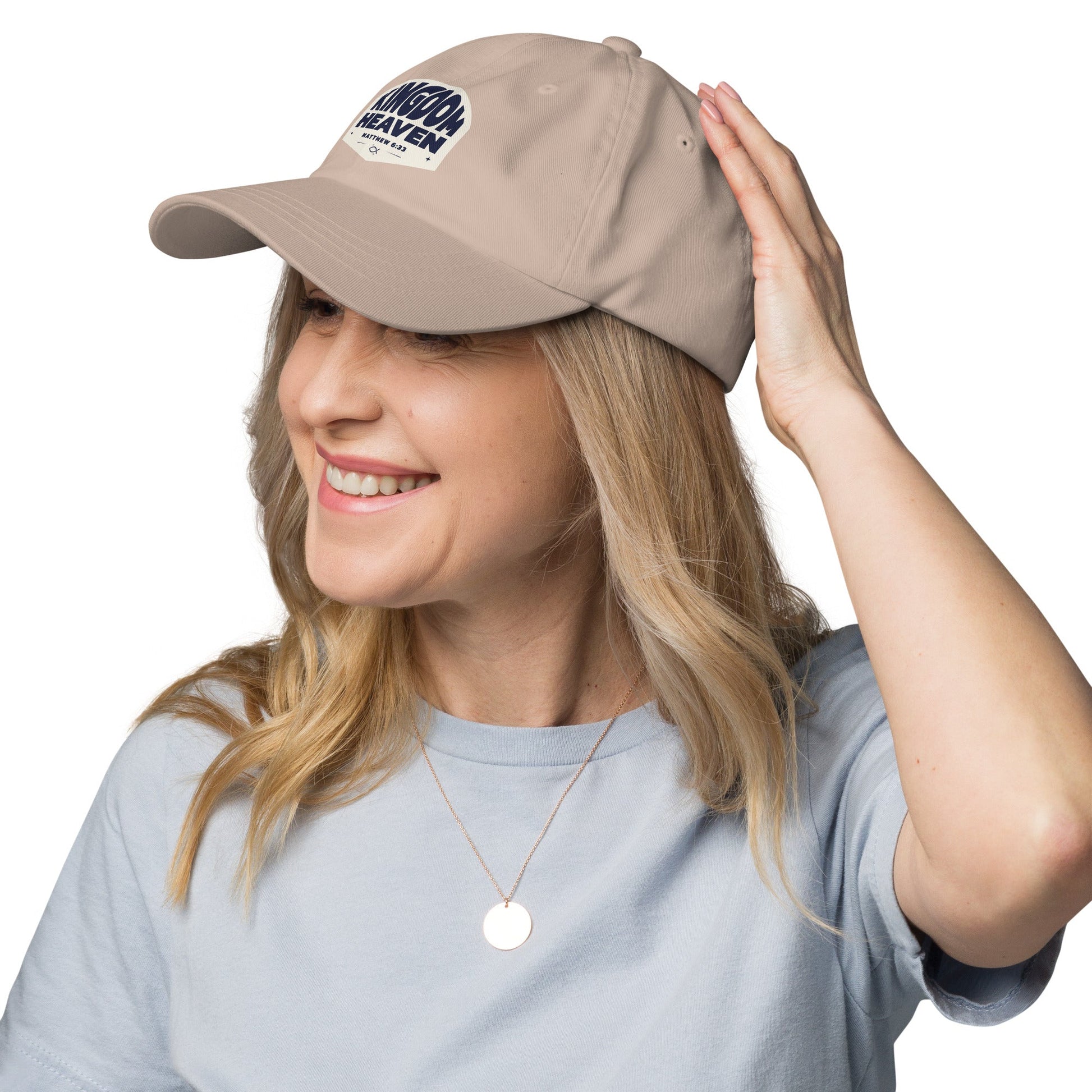 ⭐ Kingdom of Heaven Dad Hat – Matthew 6:33 | Hats – GodSpeed Threads