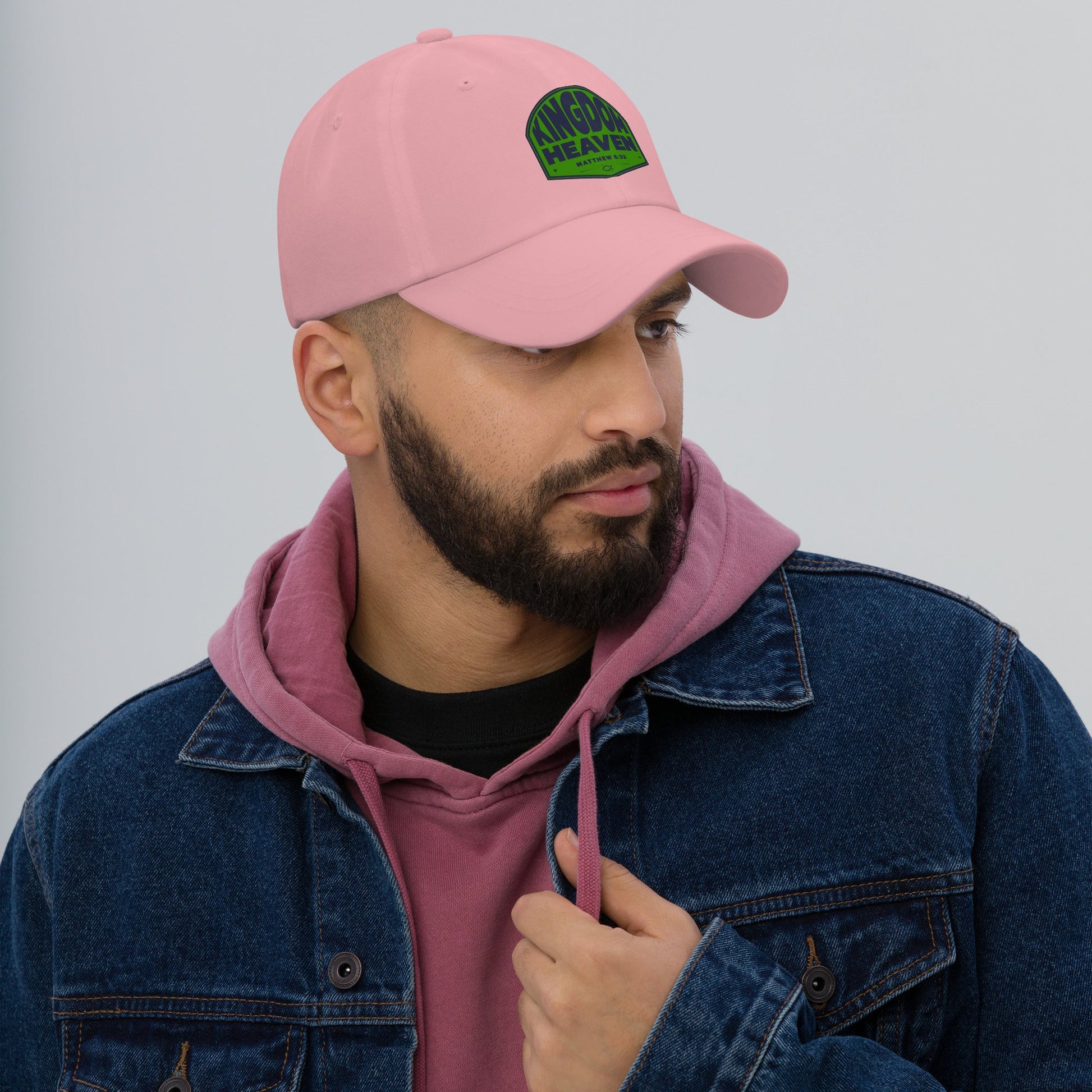 ⭐ Kingdom of Heaven Dad Hat – Matthew 6:33 | Hats – GodSpeed Threads