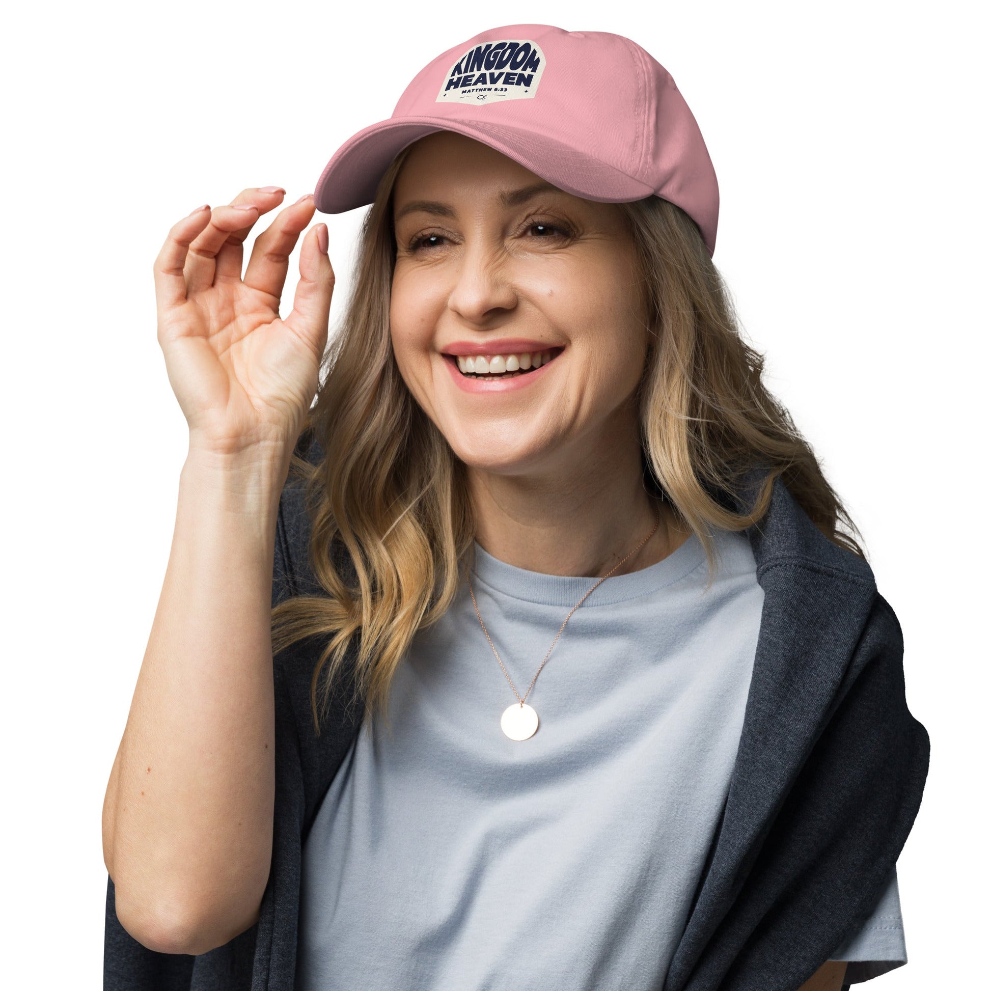 ⭐ Kingdom of Heaven Dad Hat – Matthew 6:33 | Hats – GodSpeed Threads