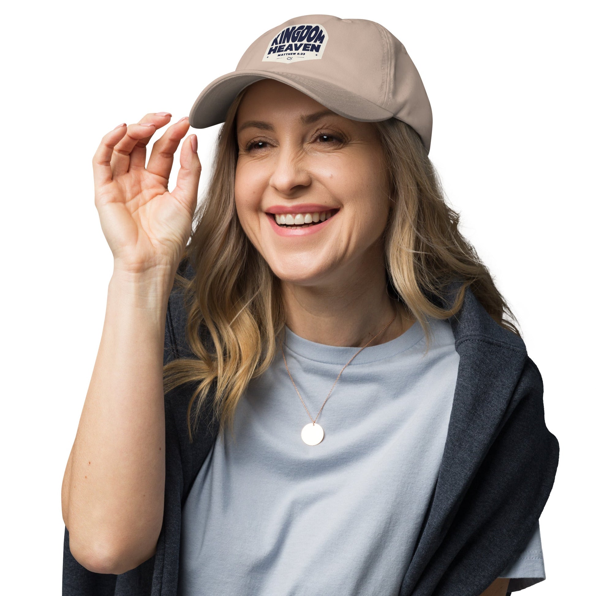 ⭐ Kingdom of Heaven Dad Hat – Matthew 6:33 | Hats – GodSpeed Threads
