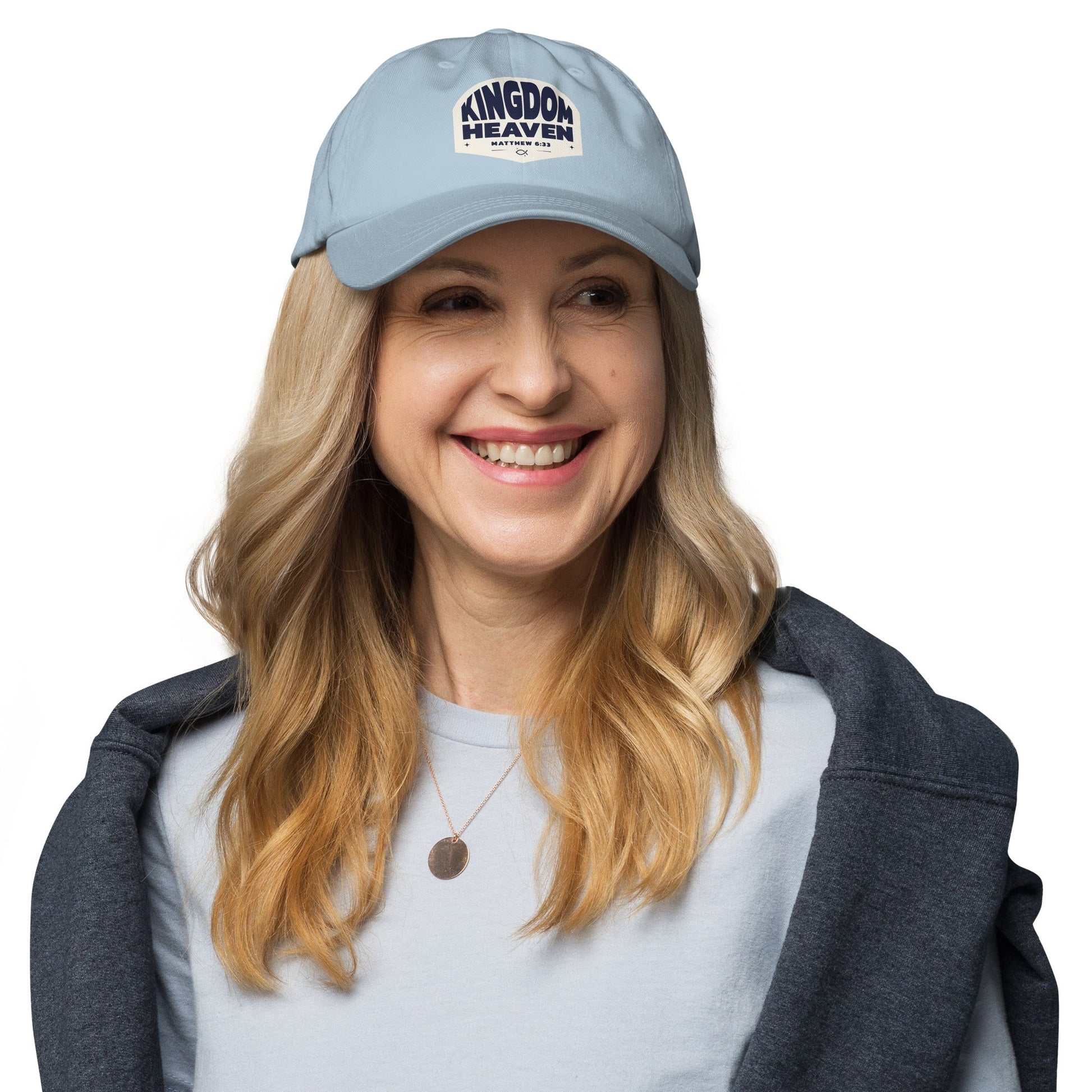 ⭐ Kingdom of Heaven Dad Hat – Matthew 6:33 | Hats – GodSpeed Threads