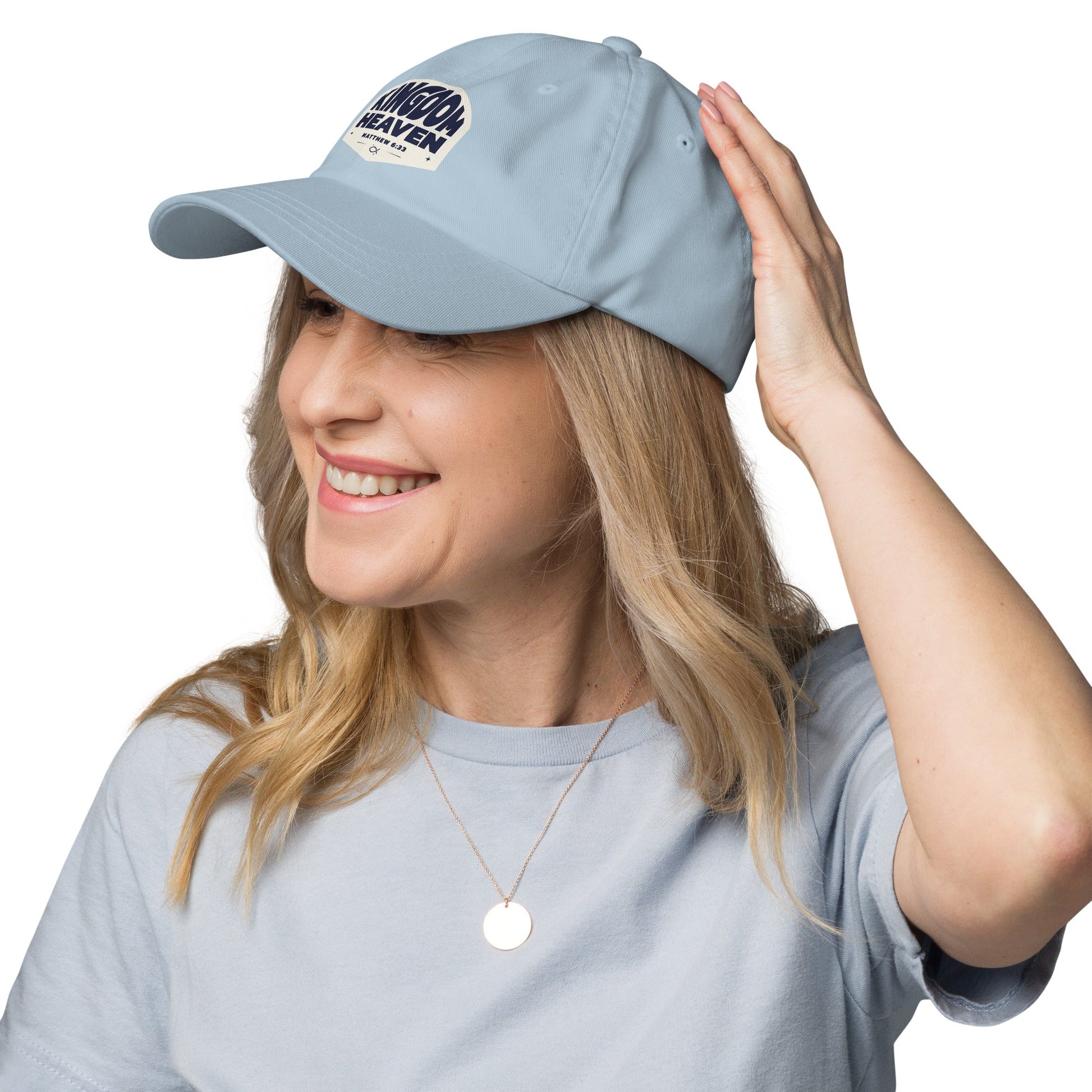 ⭐ Kingdom of Heaven Dad Hat – Matthew 6:33 | Hats – GodSpeed Threads