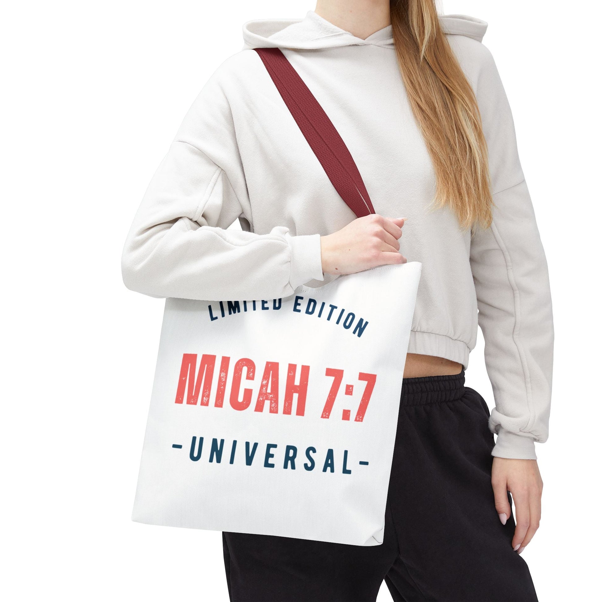 Limited Edition Inspirational Tote Bag - Micah 7:1, Motivational Carryall, Christian Gift, Everyday Tote, Reusable Shopping Bag | Bags – GodSpeed Threads