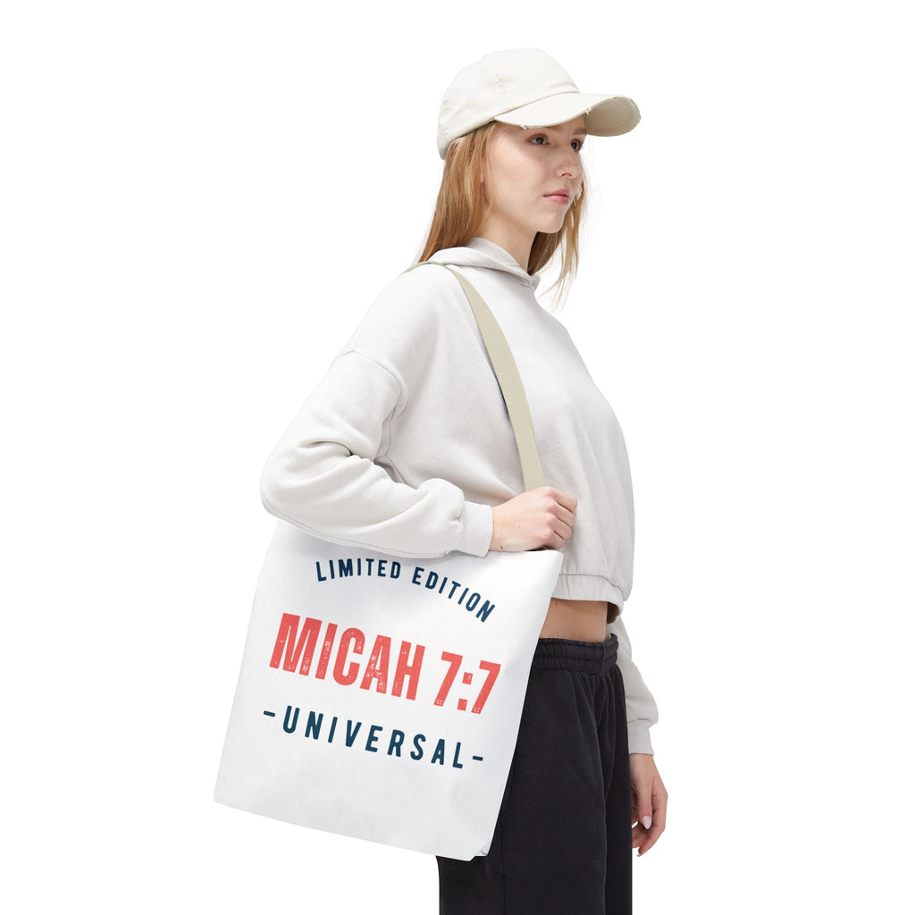 Limited Edition Inspirational Tote Bag - Micah 7:1, Motivational Carryall, Christian Gift, Everyday Tote, Reusable Shopping Bag | Bags – GodSpeed Threads