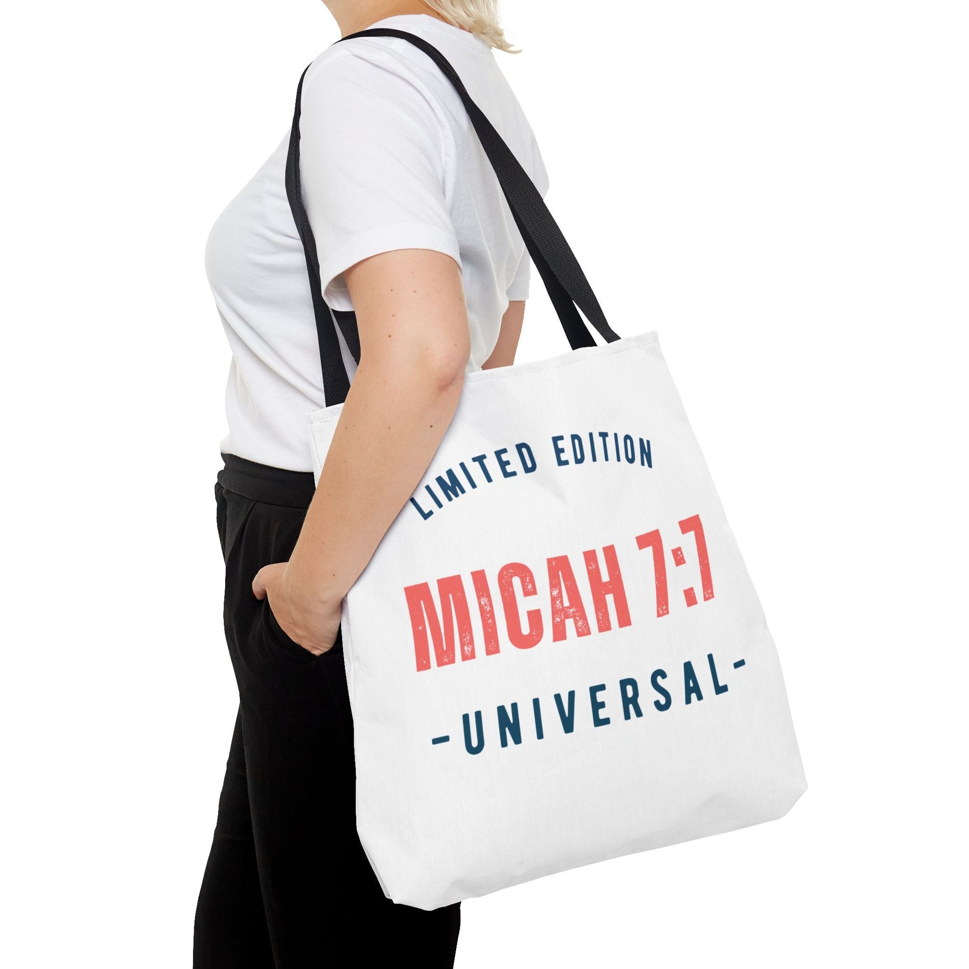 Limited Edition Inspirational Tote Bag - Micah 7:1, Motivational Carryall, Christian Gift, Everyday Tote, Reusable Shopping Bag | Bags – GodSpeed Threads