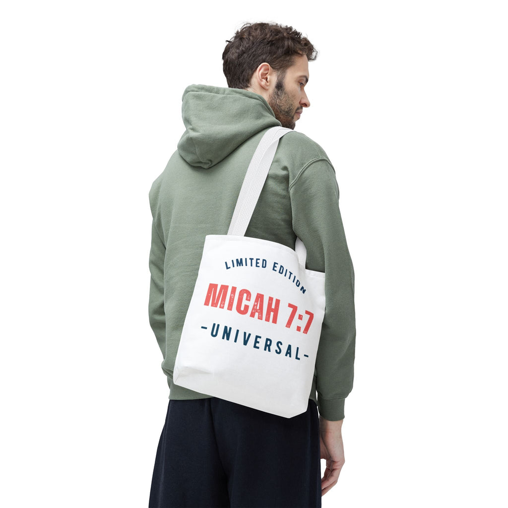 Limited Edition Inspirational Tote Bag - Micah 7:1, Motivational Carryall, Christian Gift, Everyday Tote, Reusable Shopping Bag | Bags – GodSpeed Threads