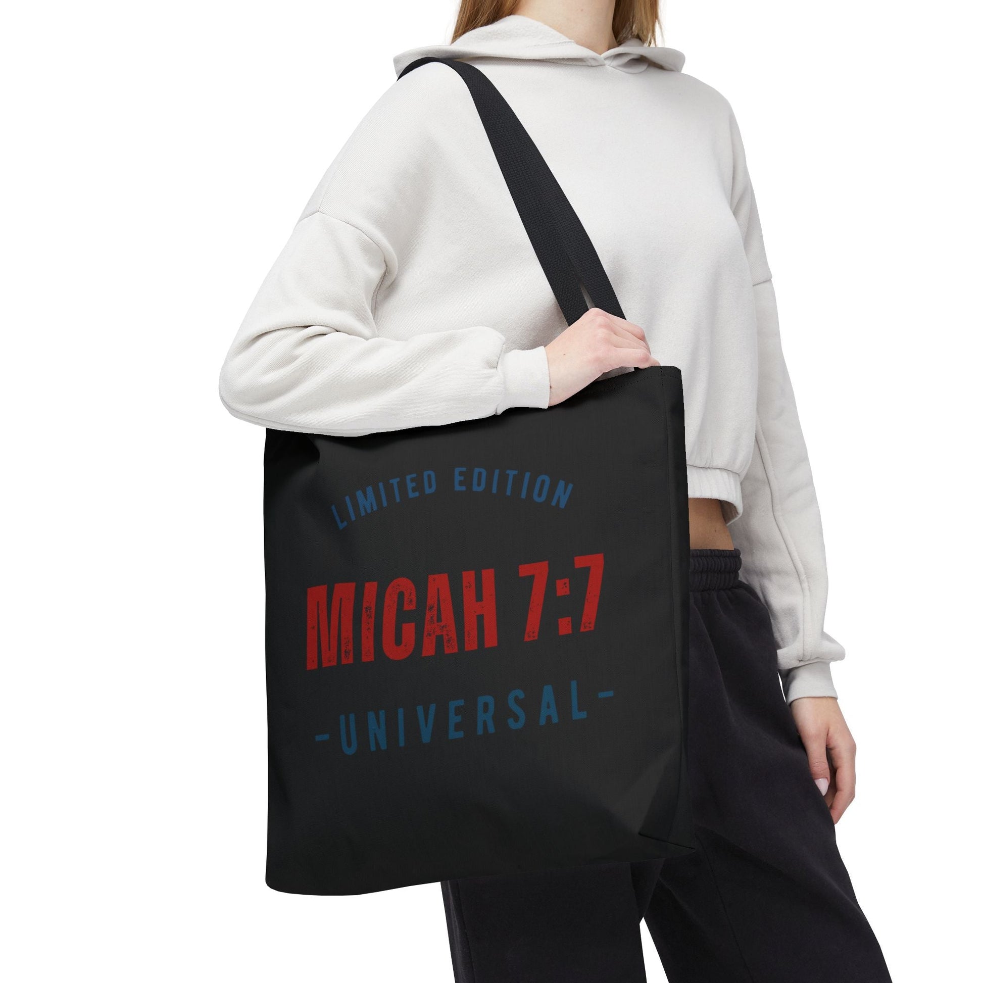 Limited Edition Micah 7:1 Tote Bag - Universal Design for Everyday Use, Gift, Eco - Friendly, Daily Essentials, Faith - Inspired | Bags – GodSpeed Threads
