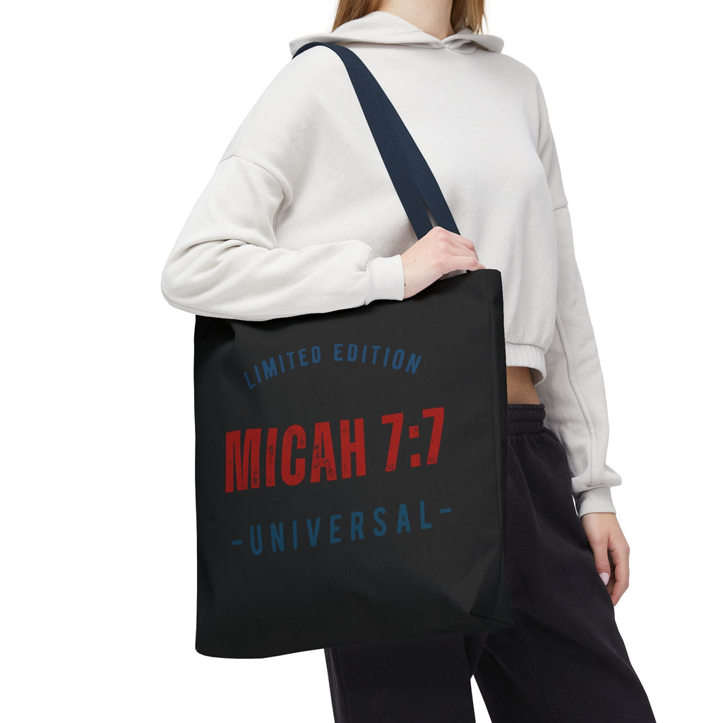 Limited Edition Micah 7:1 Tote Bag - Universal Design for Everyday Use, Gift, Eco - Friendly, Daily Essentials, Faith - Inspired | Bags – GodSpeed Threads