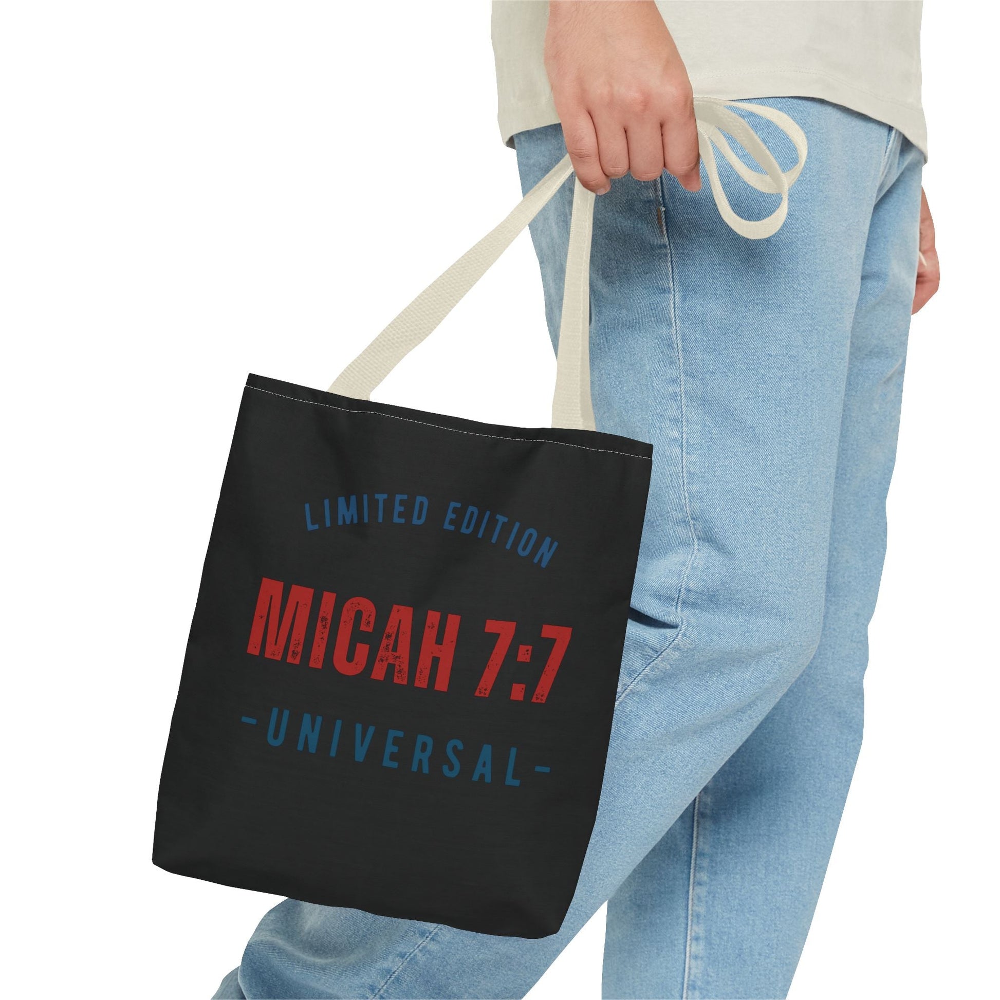 Limited Edition Micah 7:1 Tote Bag - Universal Design for Everyday Use, Gift, Eco - Friendly, Daily Essentials, Faith - Inspired | Bags – GodSpeed Threads