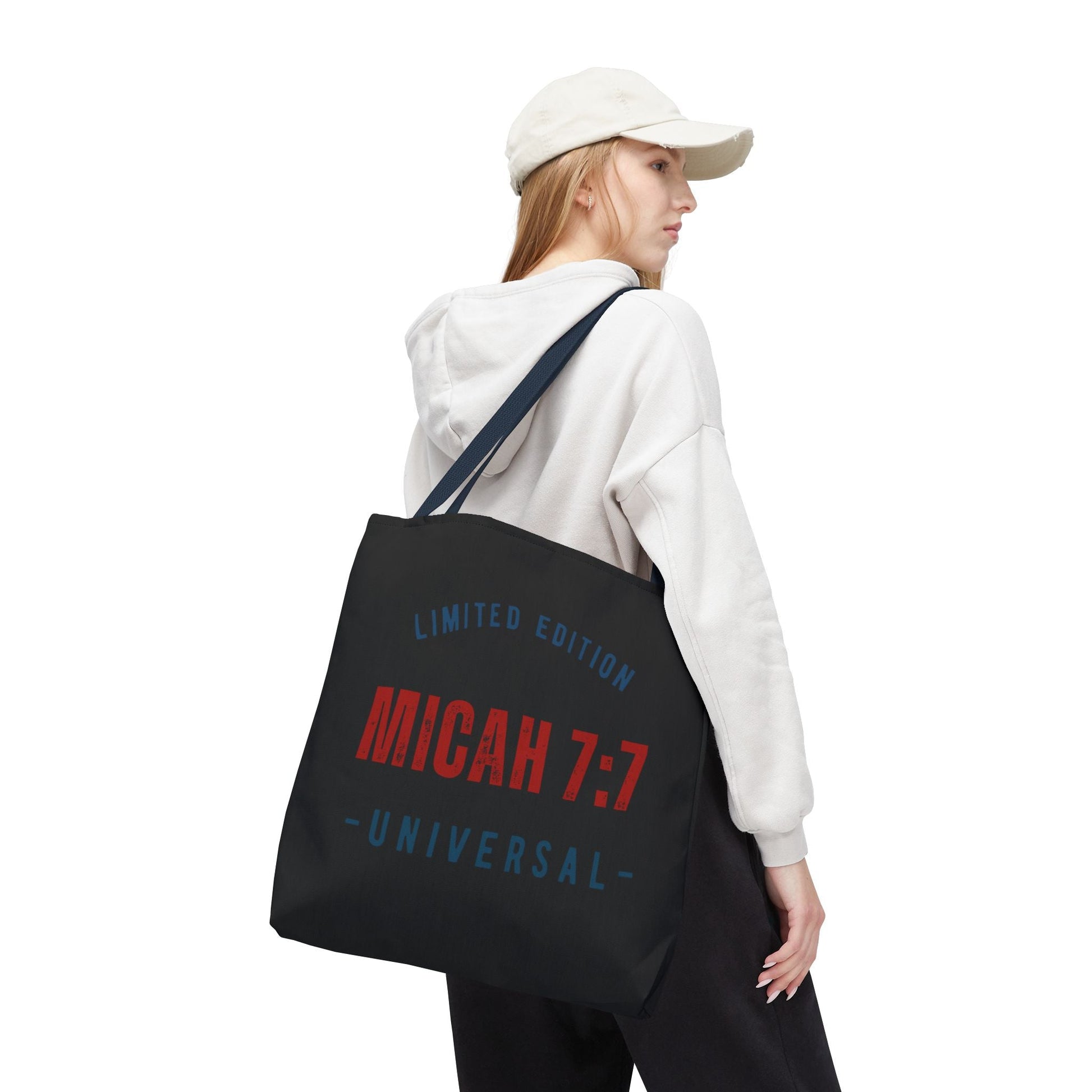 Limited Edition Micah 7:1 Tote Bag - Universal Design for Everyday Use, Gift, Eco - Friendly, Daily Essentials, Faith - Inspired | Bags – GodSpeed Threads
