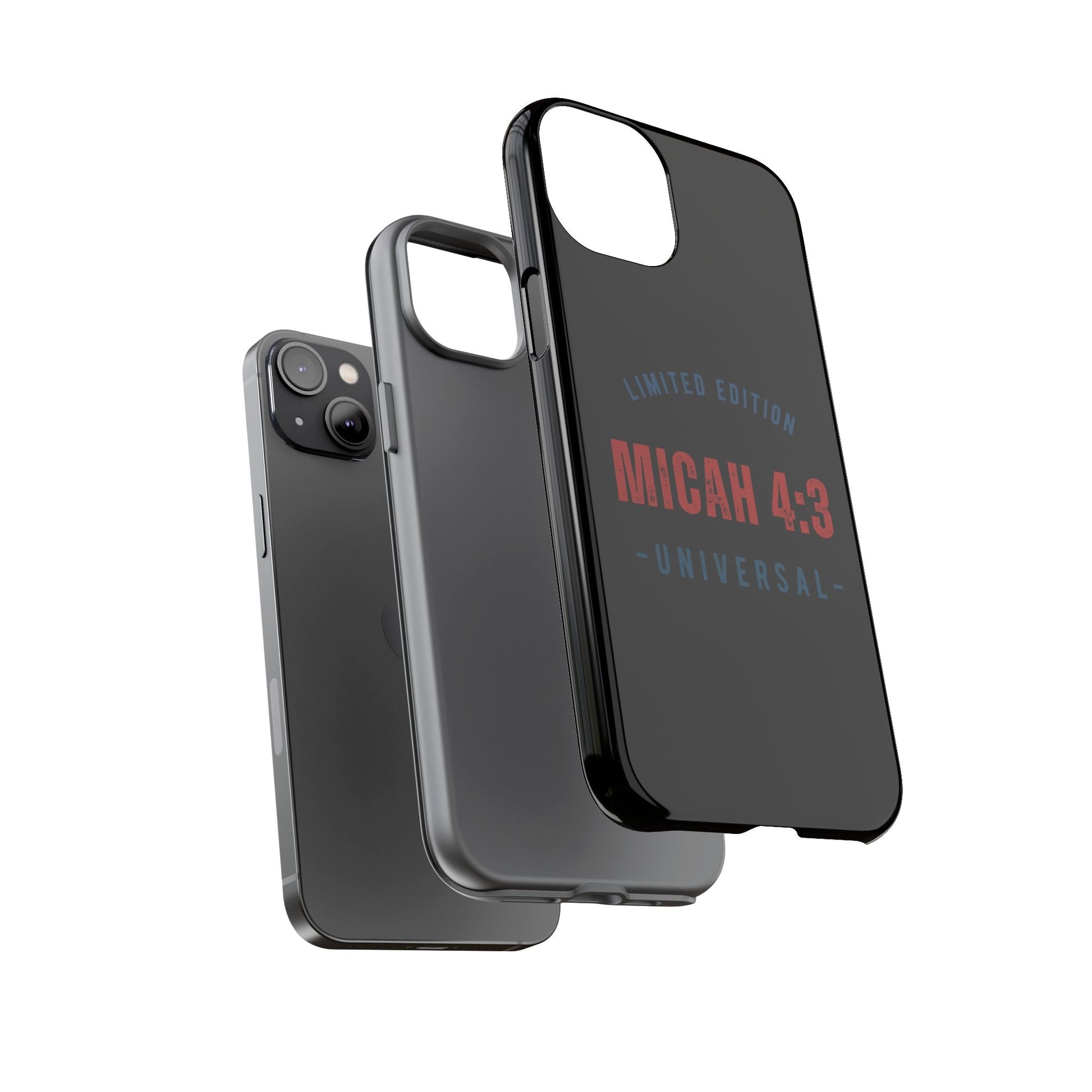 ⭐ Limited Edition Tough Phone Case, Inspirational Phone Cover, Micah 4:3 Design, Christian Gifts, Unique Cell Phone Accessory | Phone Case – GodSpeed Threads
