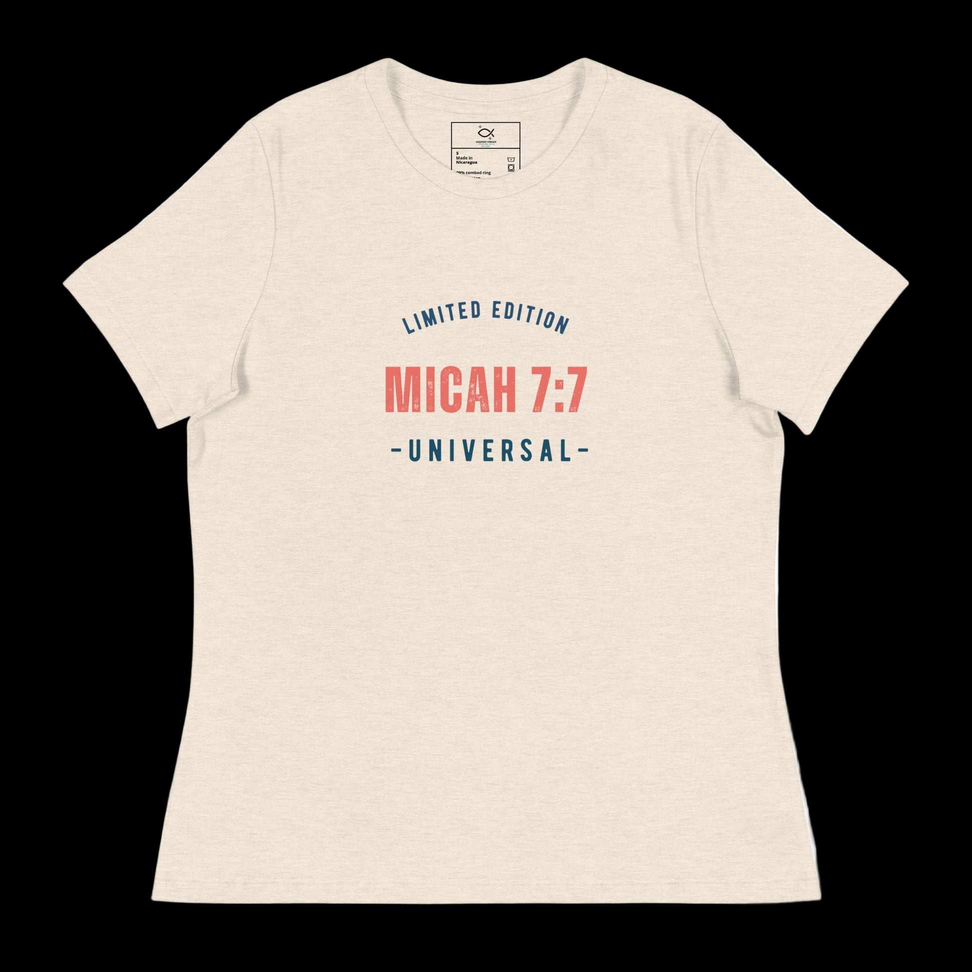 Micah 7:7 Limited Edition T-Shirt – Bold Faith Universal Graphic Tee | t-shirts – GodSpeed Threads