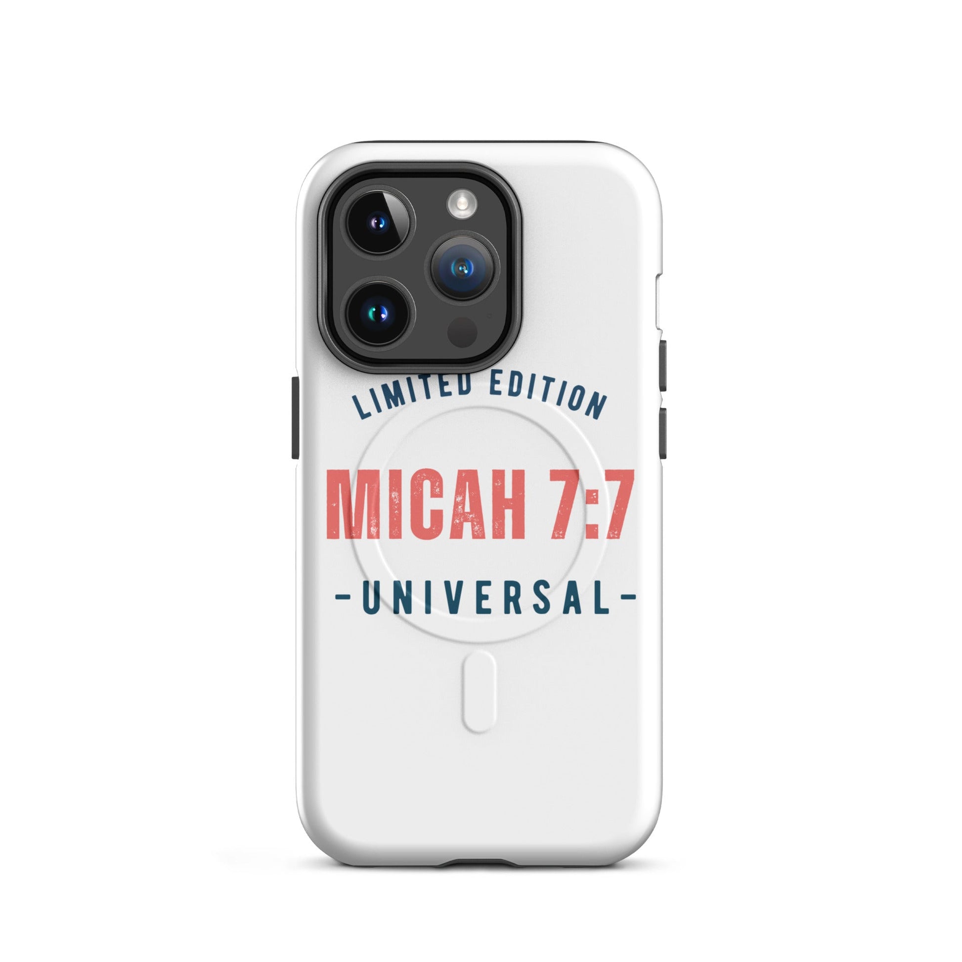Micah 7:7 – Limited Edition Universal MagSafe® Tough Case for iPhone | Phone Case – GodSpeed Threads