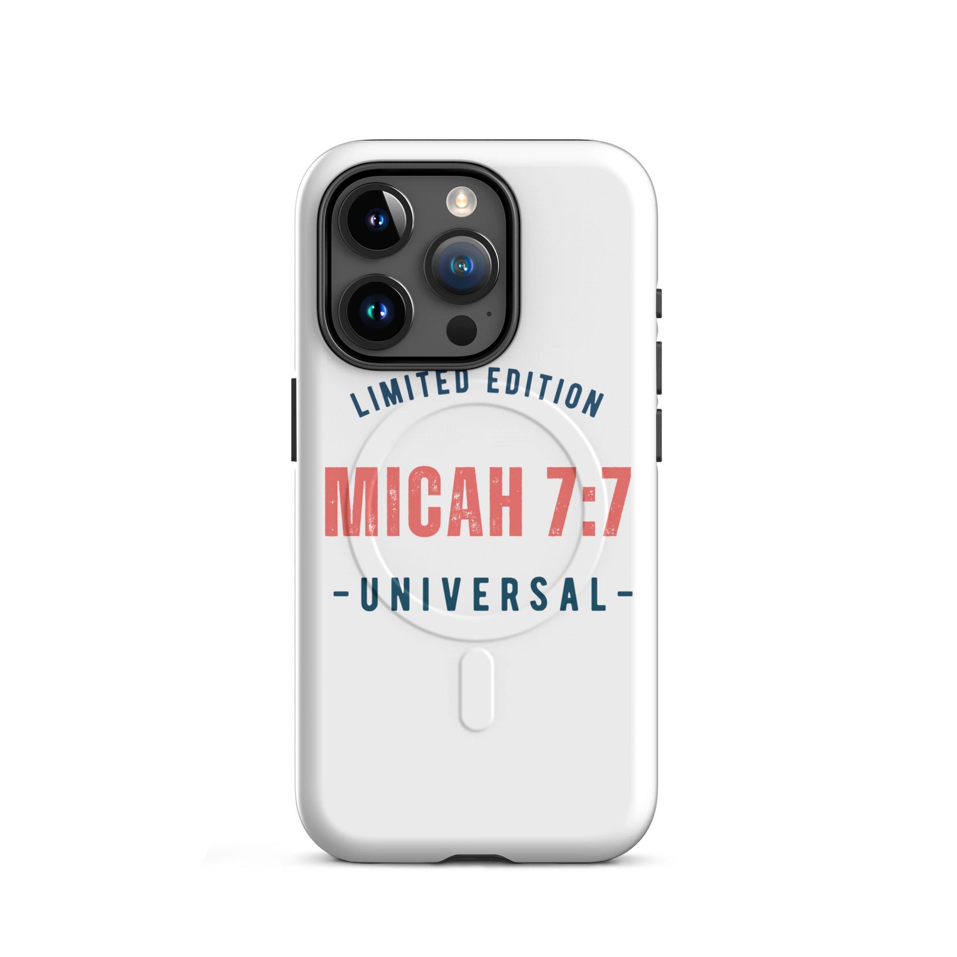 Micah 7:7 – Limited Edition Universal MagSafe® Tough Case for iPhone | Phone Case – GodSpeed Threads