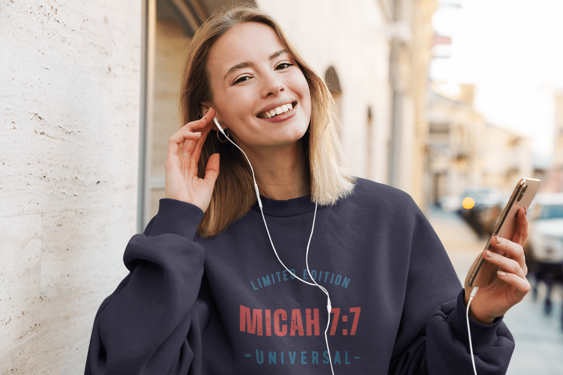 ⭐ Micah 7:7 Limited Edition Universal Sweatshirt – Faith - Inspired Comfort | sweatshirts – GodSpeed Threads