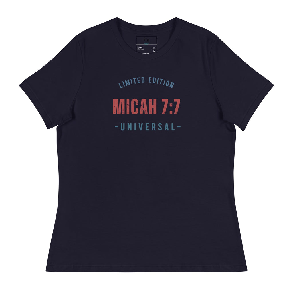 Micah 7:7 T-Shirt – Limited Edition Universal Christian Apparel | t-shirts – GodSpeed Threads