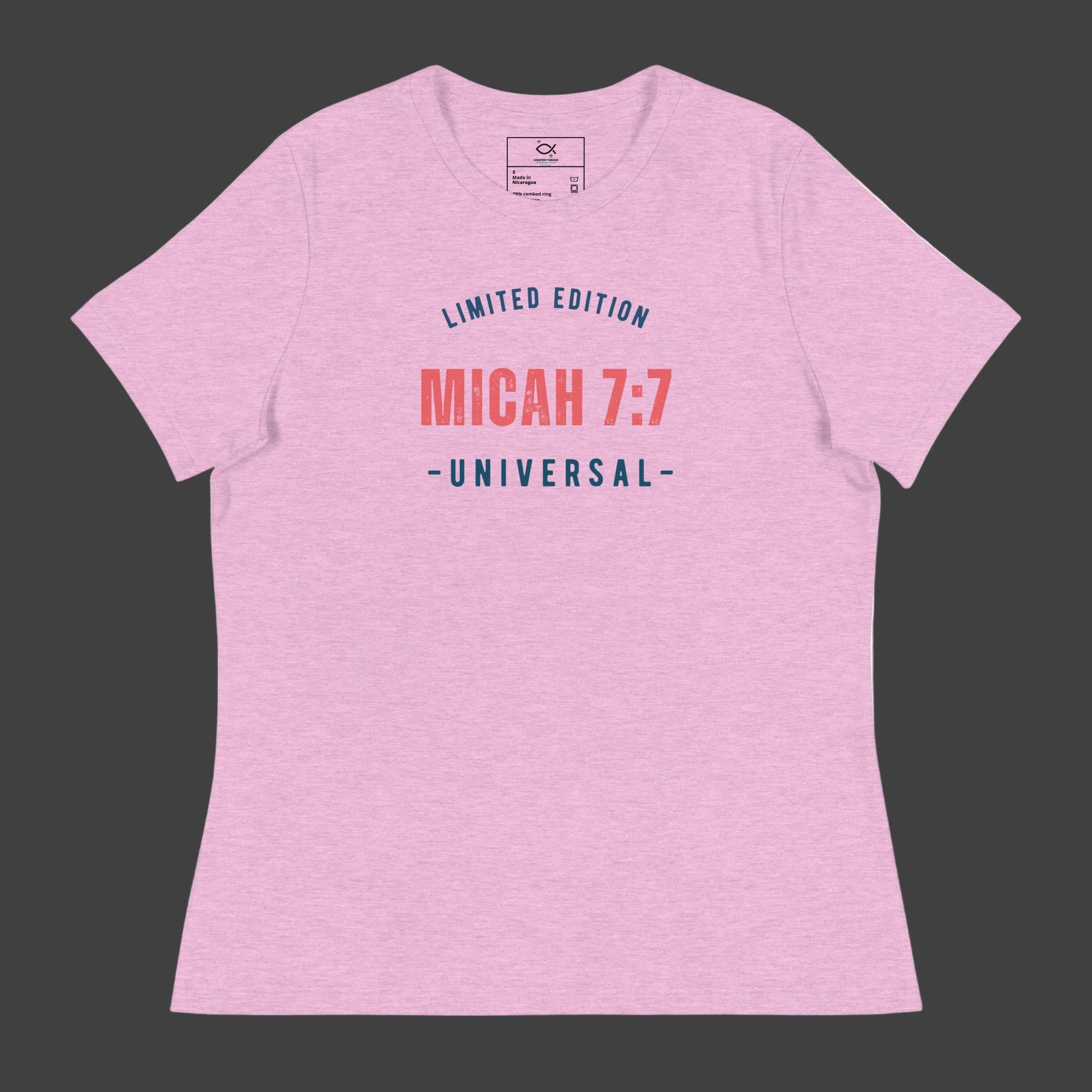 Micah 7:7 T-Shirt – Limited Edition Universal Christian Apparel | t-shirts – GodSpeed Threads