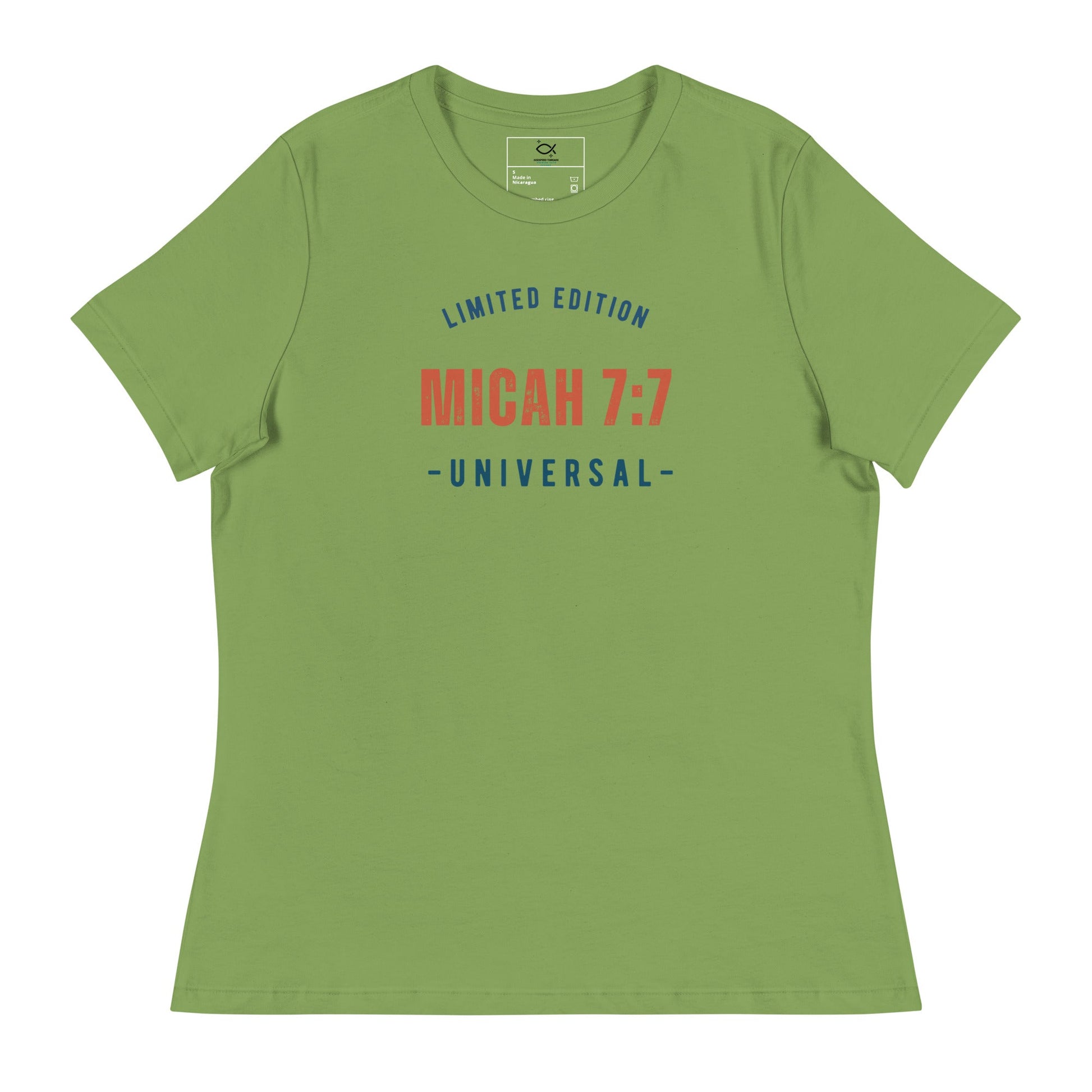 Micah 7:7 T-Shirt – Limited Edition Universal Christian Apparel | t-shirts – GodSpeed Threads