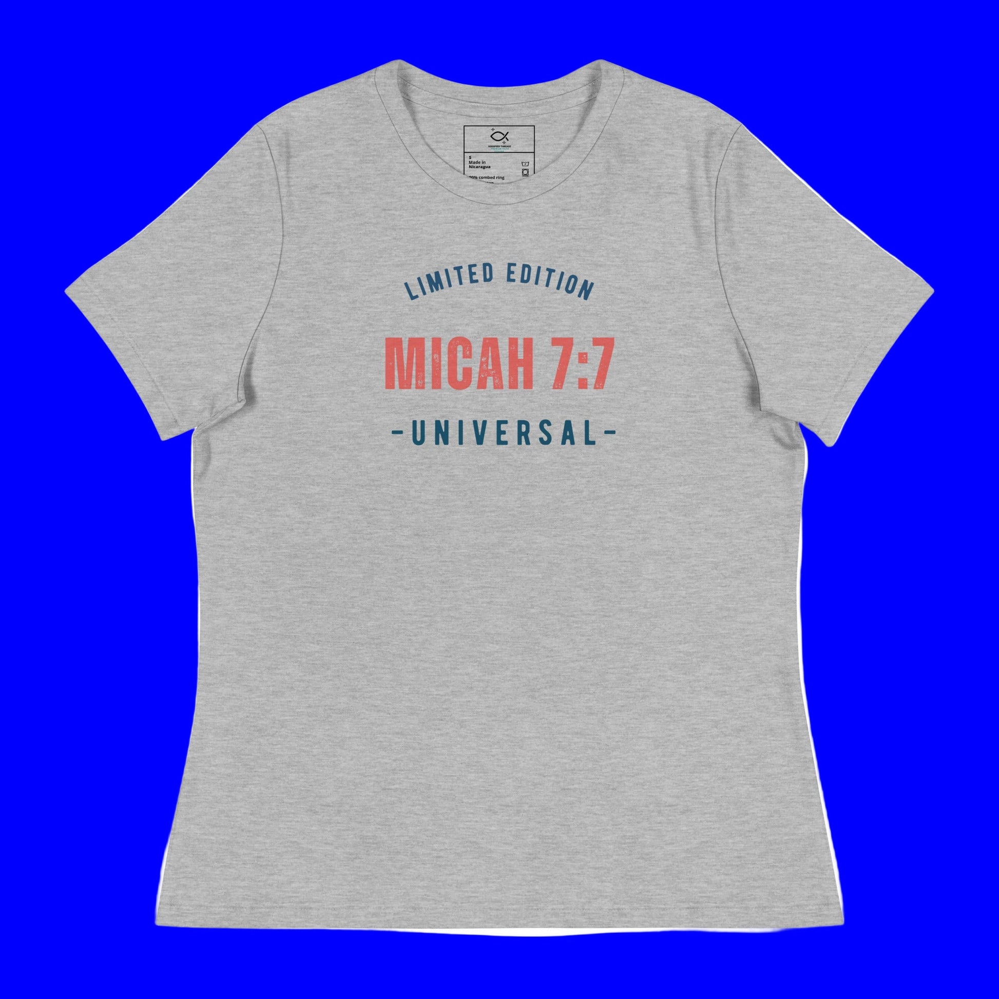 Micah 7:7 T-Shirt – Limited Edition Universal Christian Apparel | t-shirts – GodSpeed Threads