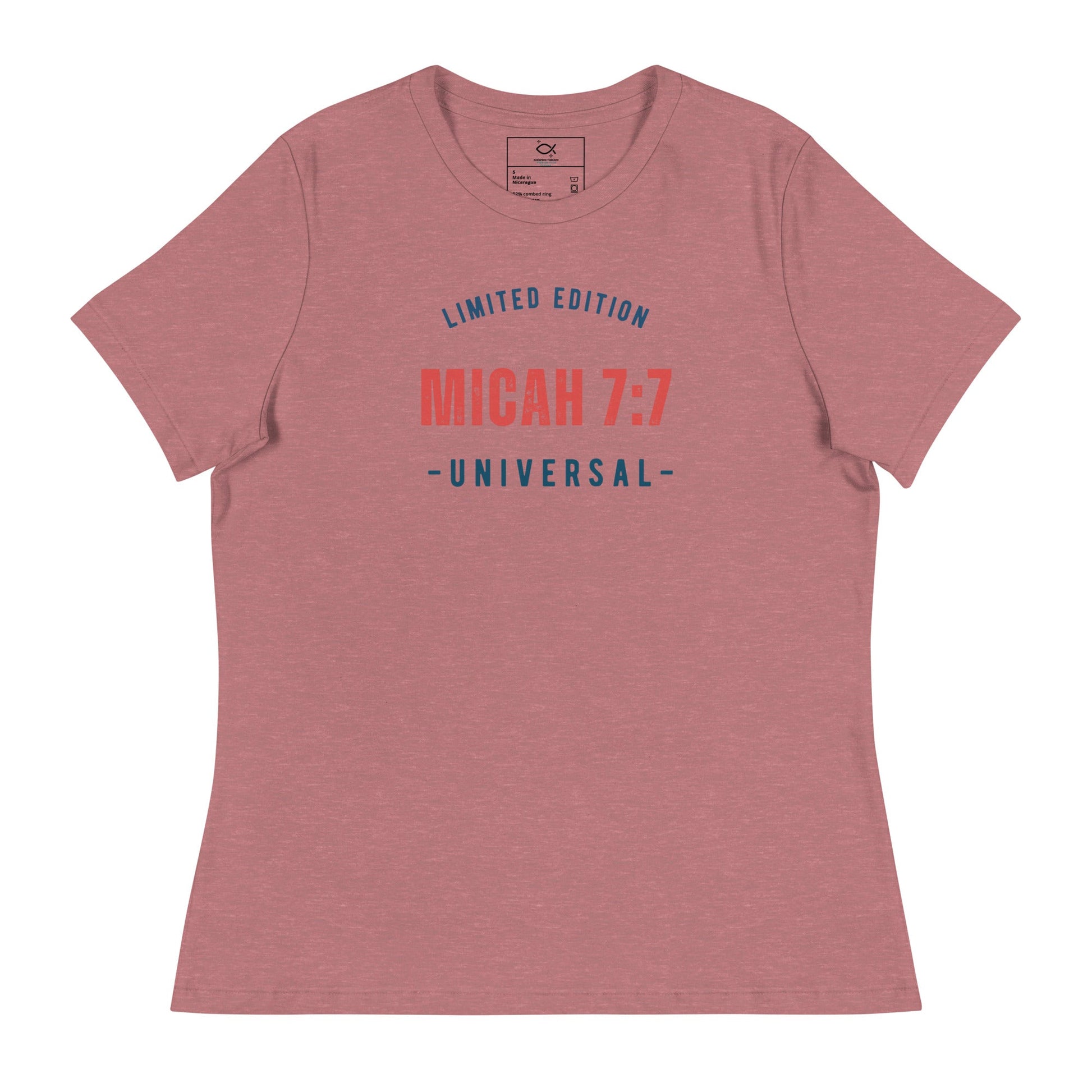 Micah 7:7 T-Shirt – Limited Edition Universal Christian Apparel | t-shirts – GodSpeed Threads