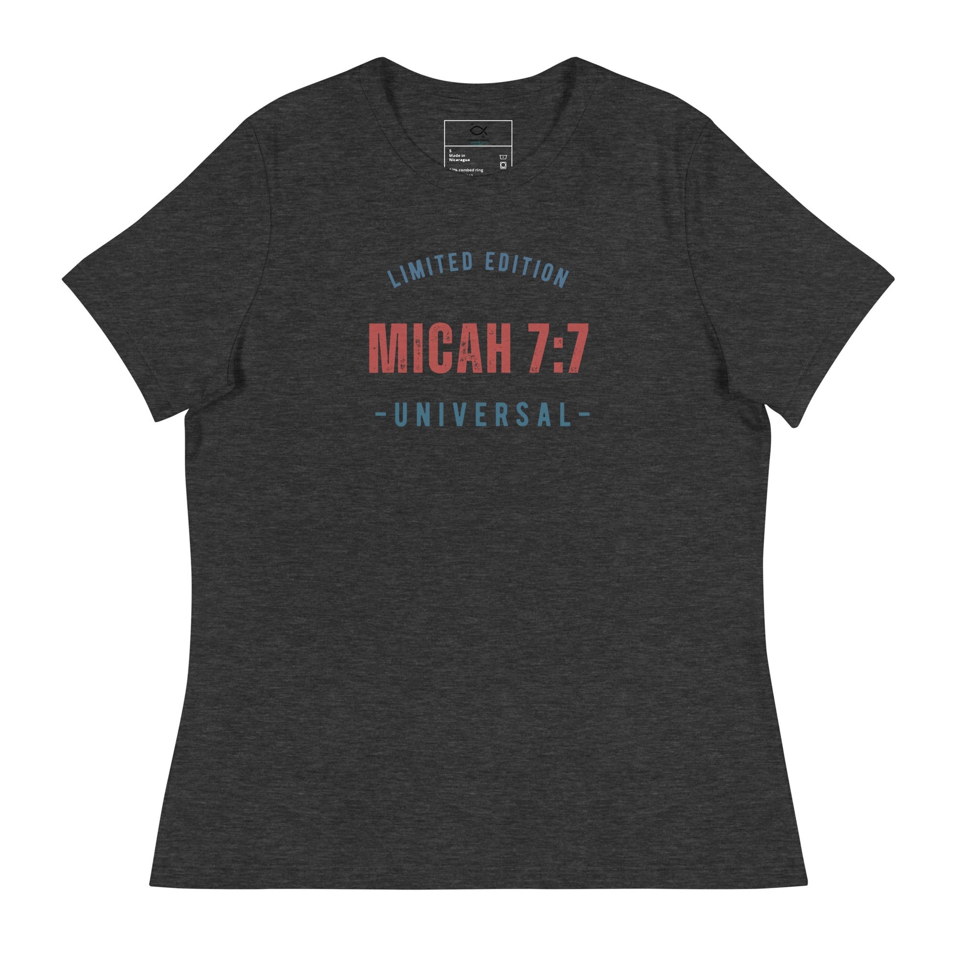 Micah 7:7 T-Shirt – Limited Edition Universal Christian Apparel | t-shirts – GodSpeed Threads