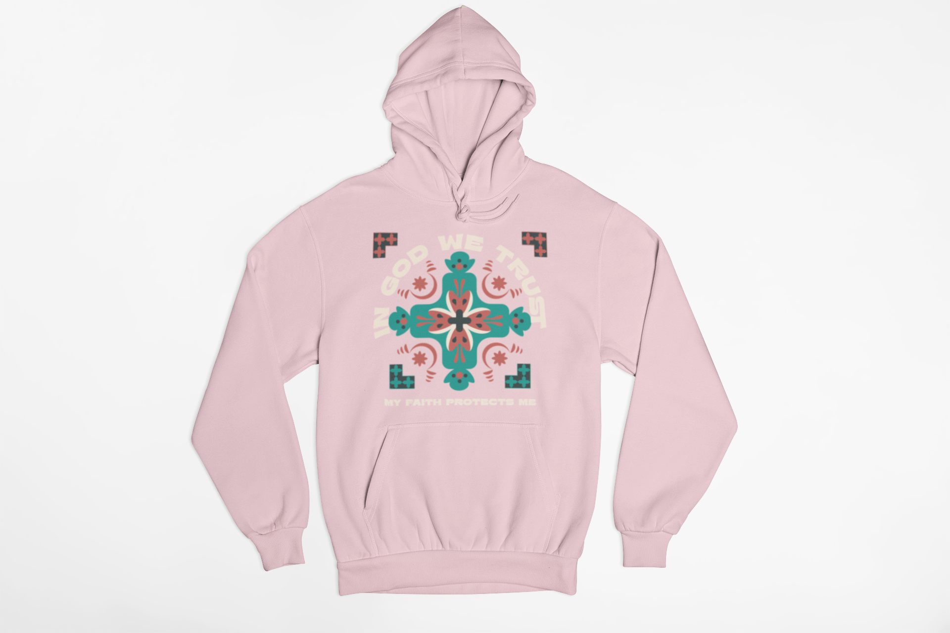 "In God We Trust hoodie with geometric faith-based design."
"Christian hoodie with an inspiring message about trust in God."
"Cozy faith-based hoodie featuring ‘My Faith Protects Me’ quote."
"Stylish Christian streetwear hoodie with bold spiritual design."
"Inspirational Christian hoodie for everyday faith and fashion."