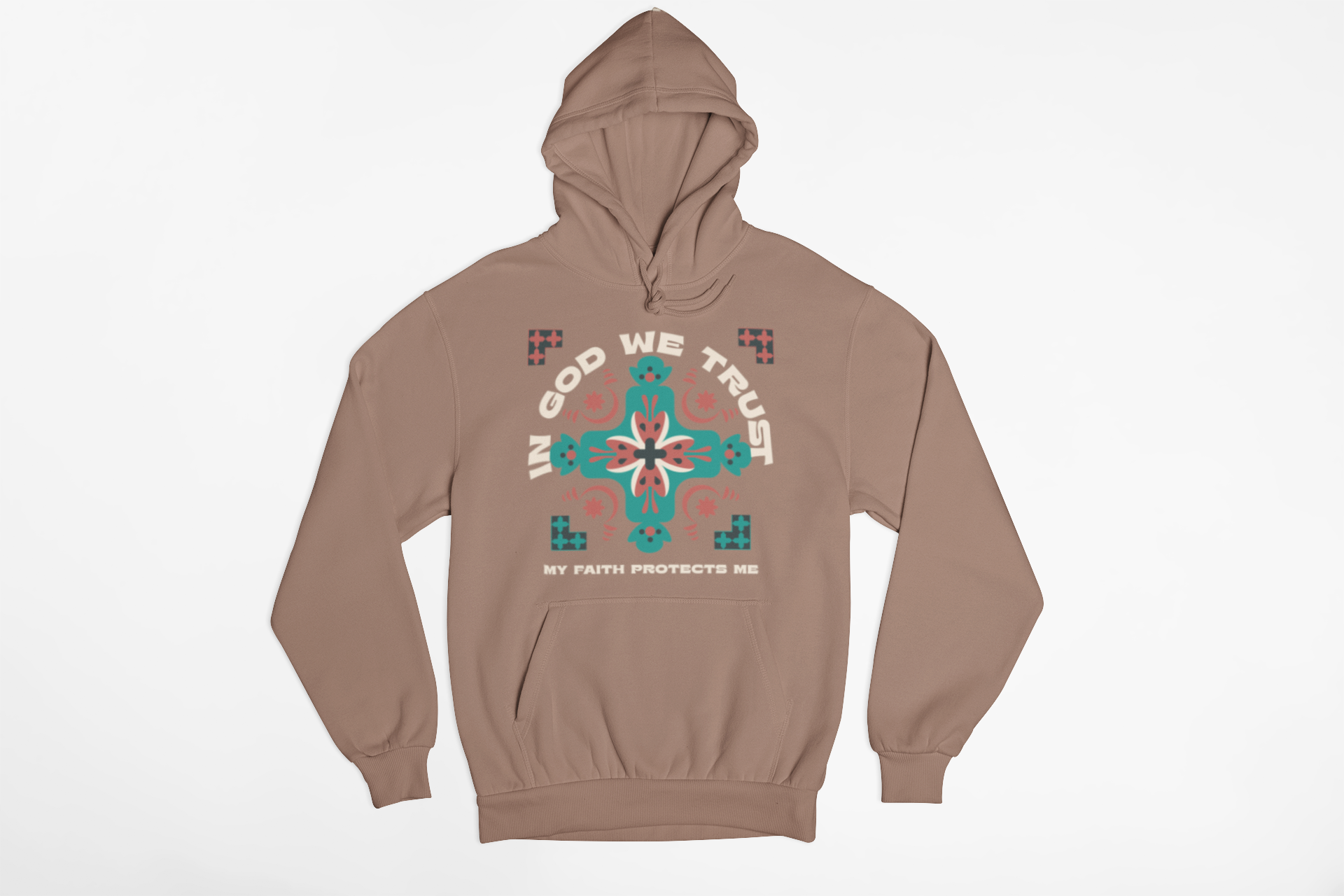 "In God We Trust hoodie with geometric faith-based design."
"Christian hoodie with an inspiring message about trust in God."
"Cozy faith-based hoodie featuring ‘My Faith Protects Me’ quote."
"Stylish Christian streetwear hoodie with bold spiritual design."
"Inspirational Christian hoodie for everyday faith and fashion."