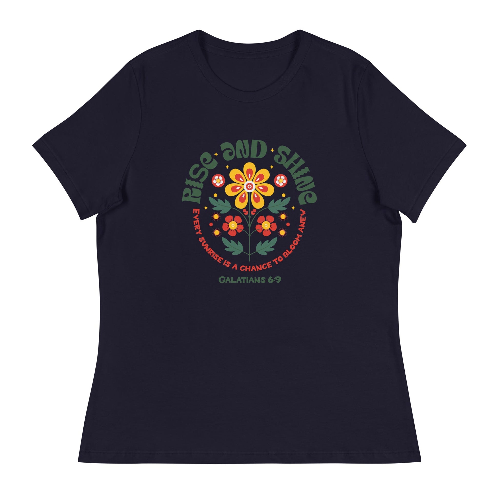 Rise and Shine T-Shirt – Galatians 6:9 | Women's T-Shirts – GodSpeed Threads