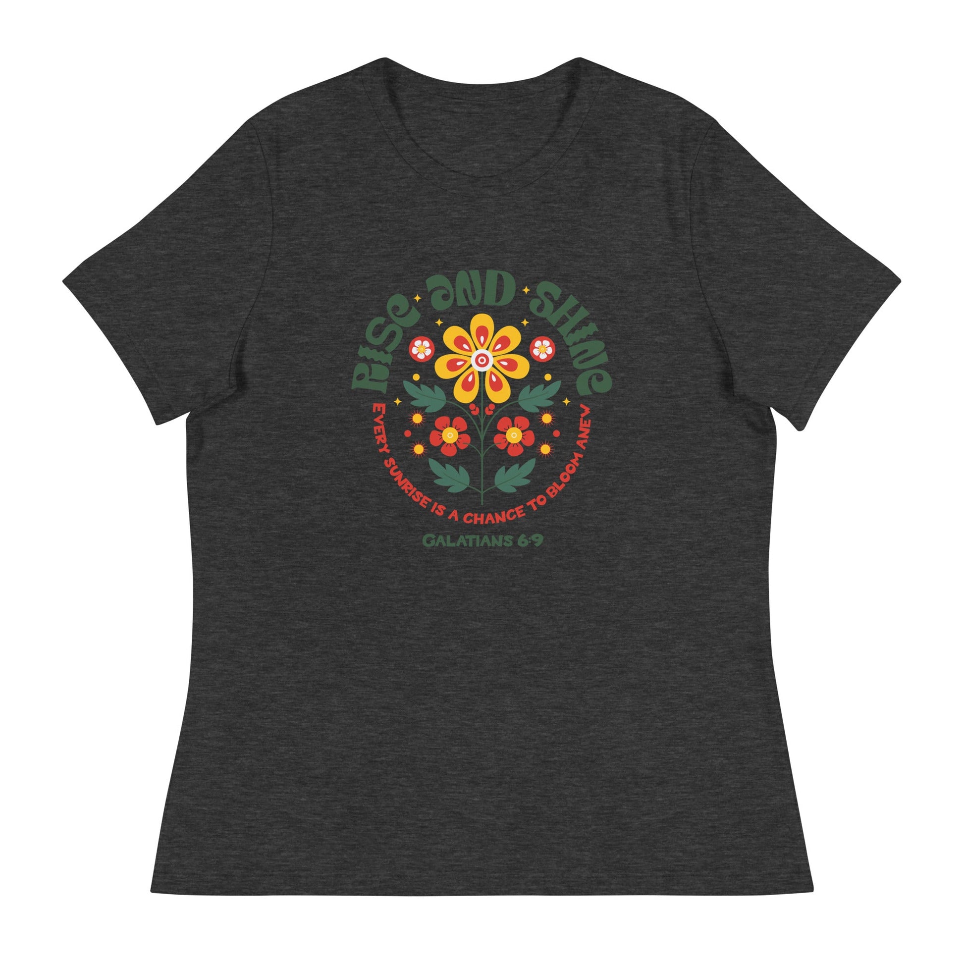 Rise and Shine T-Shirt – Galatians 6:9 | Women's T-Shirts – GodSpeed Threads