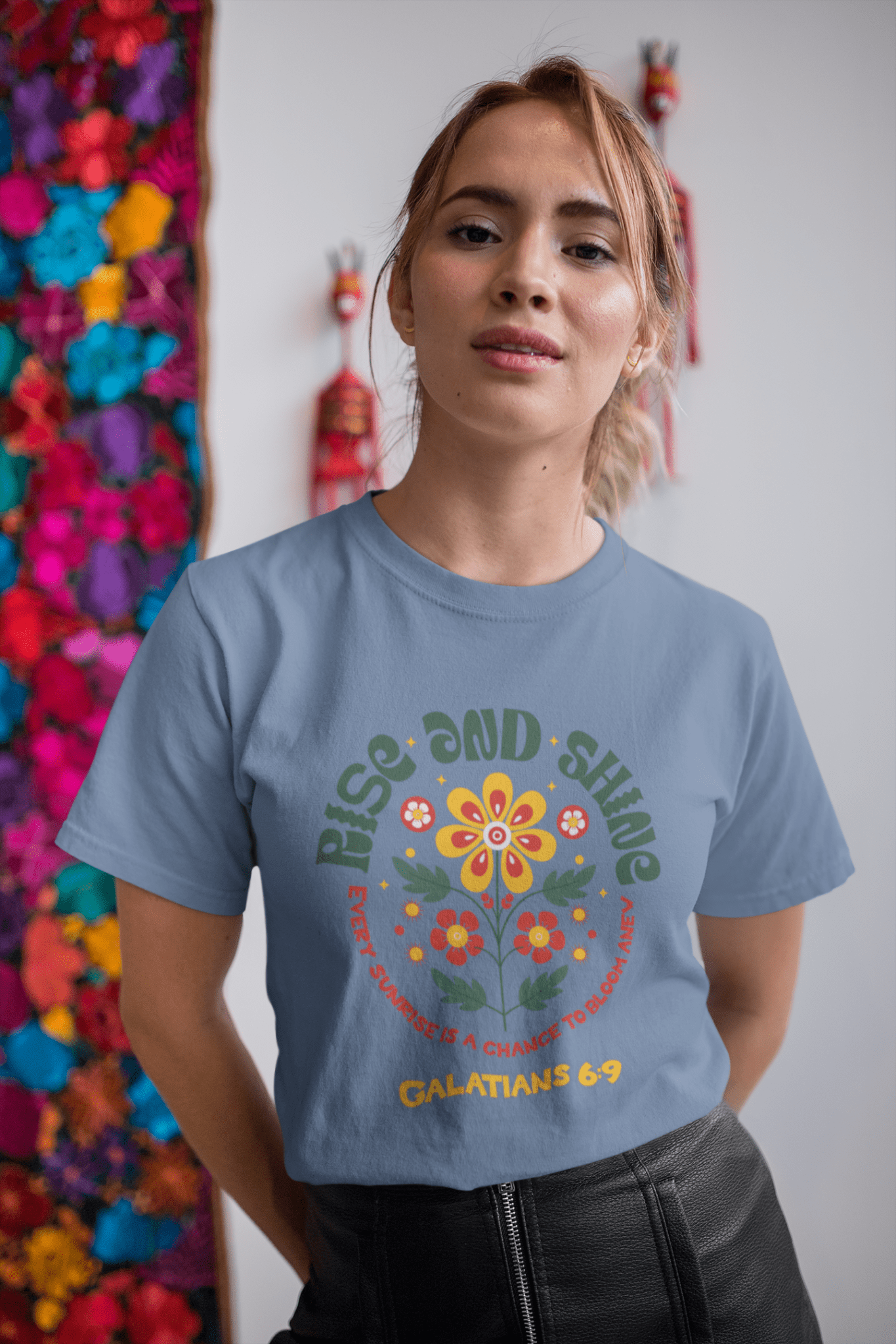 Rise and Shine T-Shirt – Galatians 6:9 | Women's T-Shirts – GodSpeed Threads