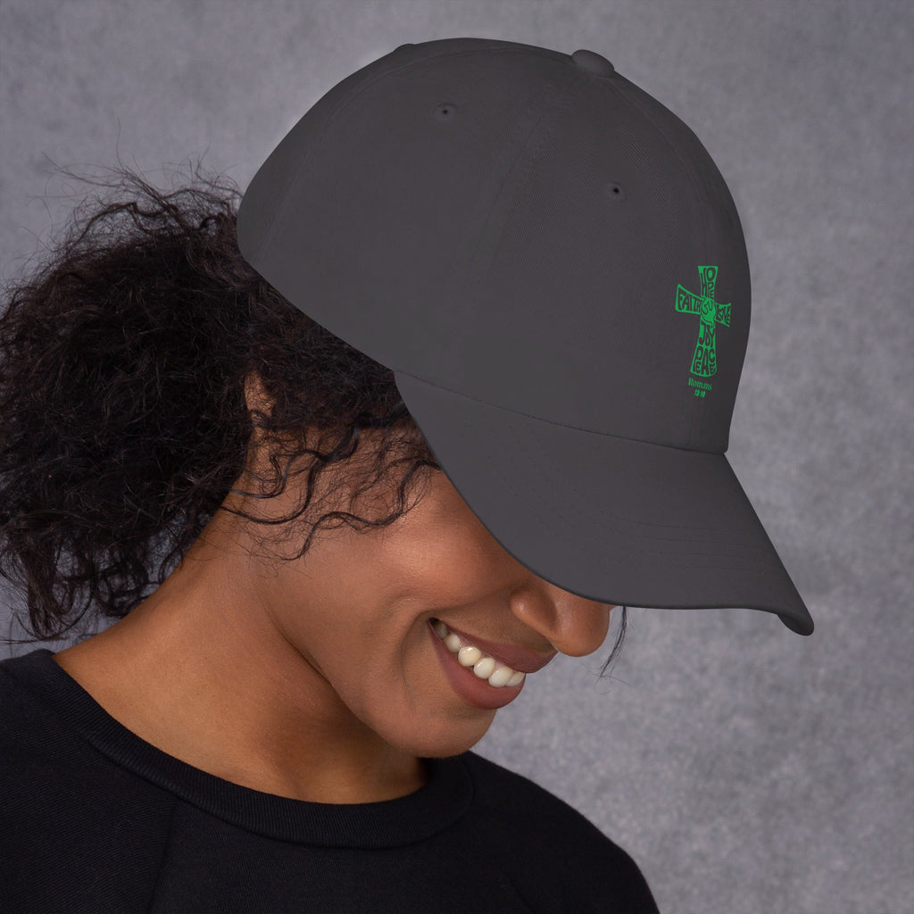 ✝️ Romans 13:10 “Love Fulfills the Law” Dad Hat – Faith - Inspired Everyday Wear | Hats – GodSpeed Threads