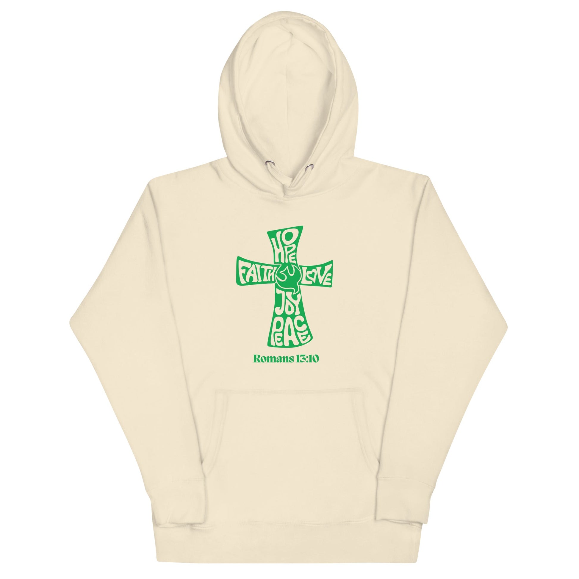 ✝ Romans 15:10 Cross Design – Unisex Hoodie | Hoodies – GodSpeed Threads