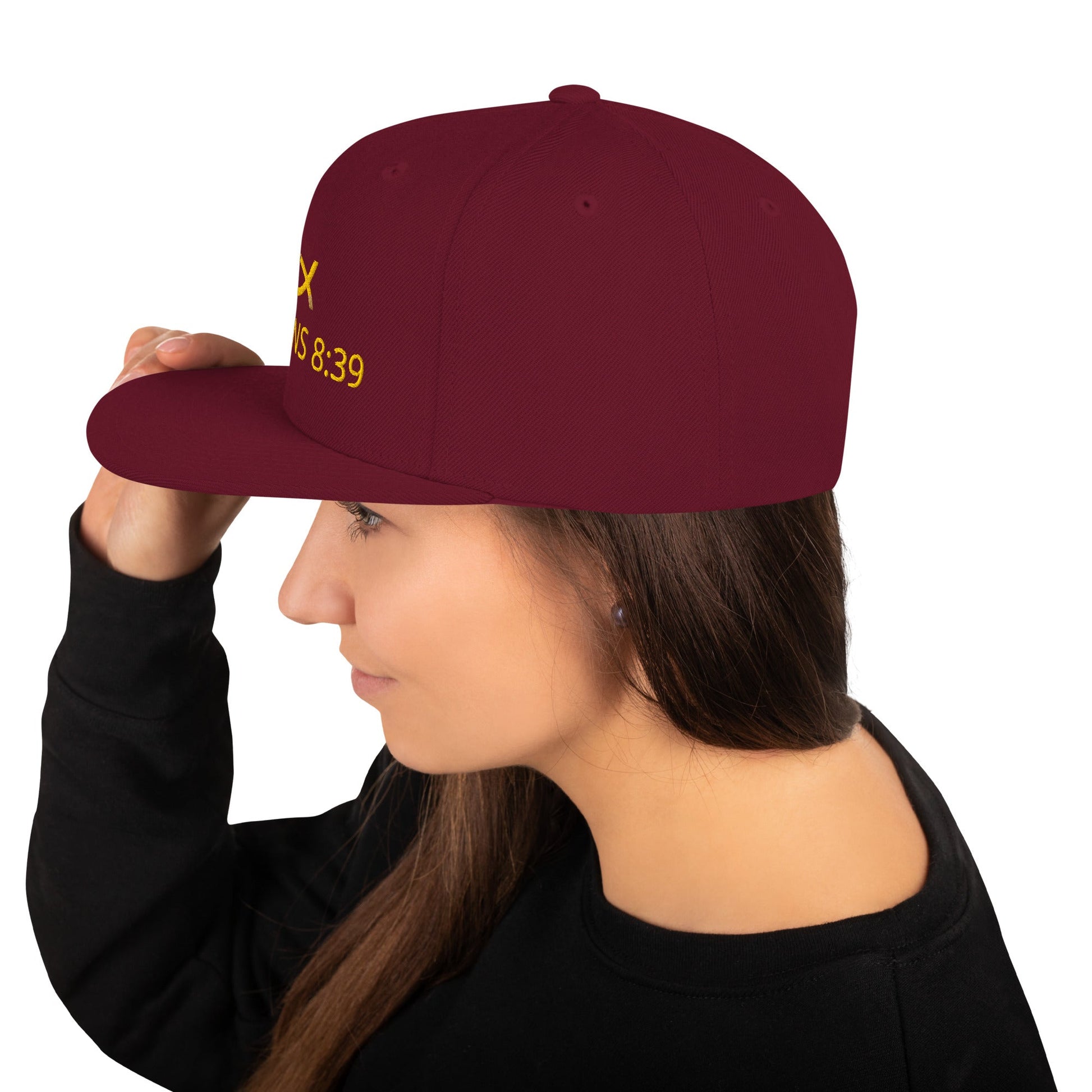 ✝️ Romans 8:39 “Nothing Can Separate Us” Embroidered Snapback Hat – Faith - Inspired Style Hat | Hats – GodSpeed Threads