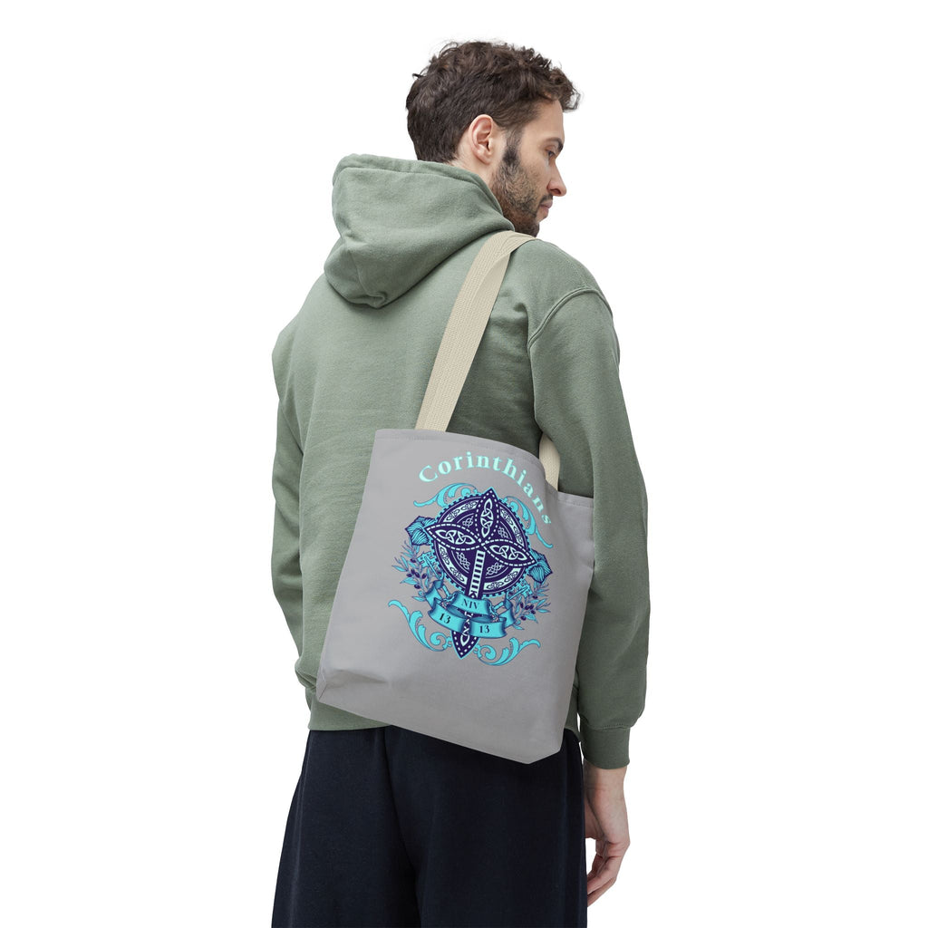 Spiritual Tote Bag with Cross Design | Christian Shoulder Bag, Inspirational Gift, Bible Verse Tote, Comfortable Everyday Use, [...] | Bags – GodSpeed Threads