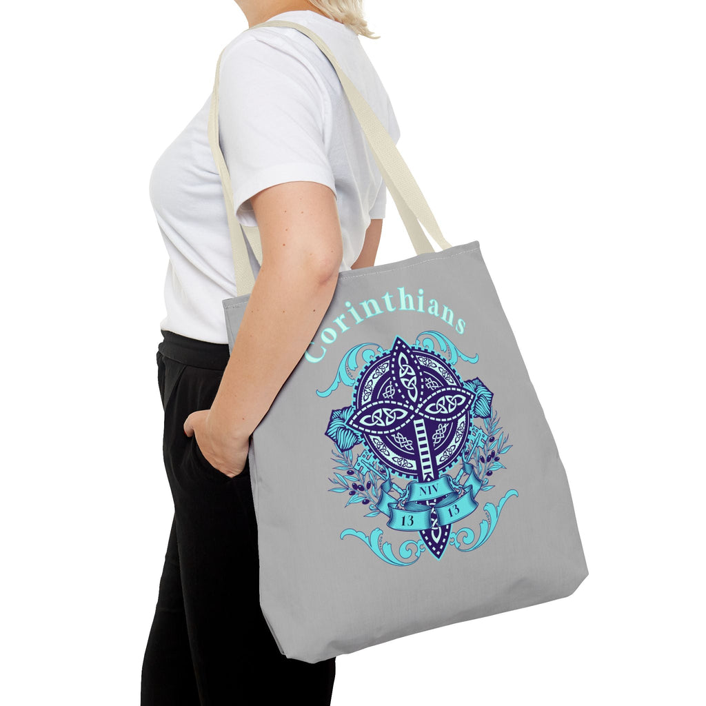 Spiritual Tote Bag with Cross Design | Christian Shoulder Bag, Inspirational Gift, Bible Verse Tote, Comfortable Everyday Use, [...] | Bags – GodSpeed Threads