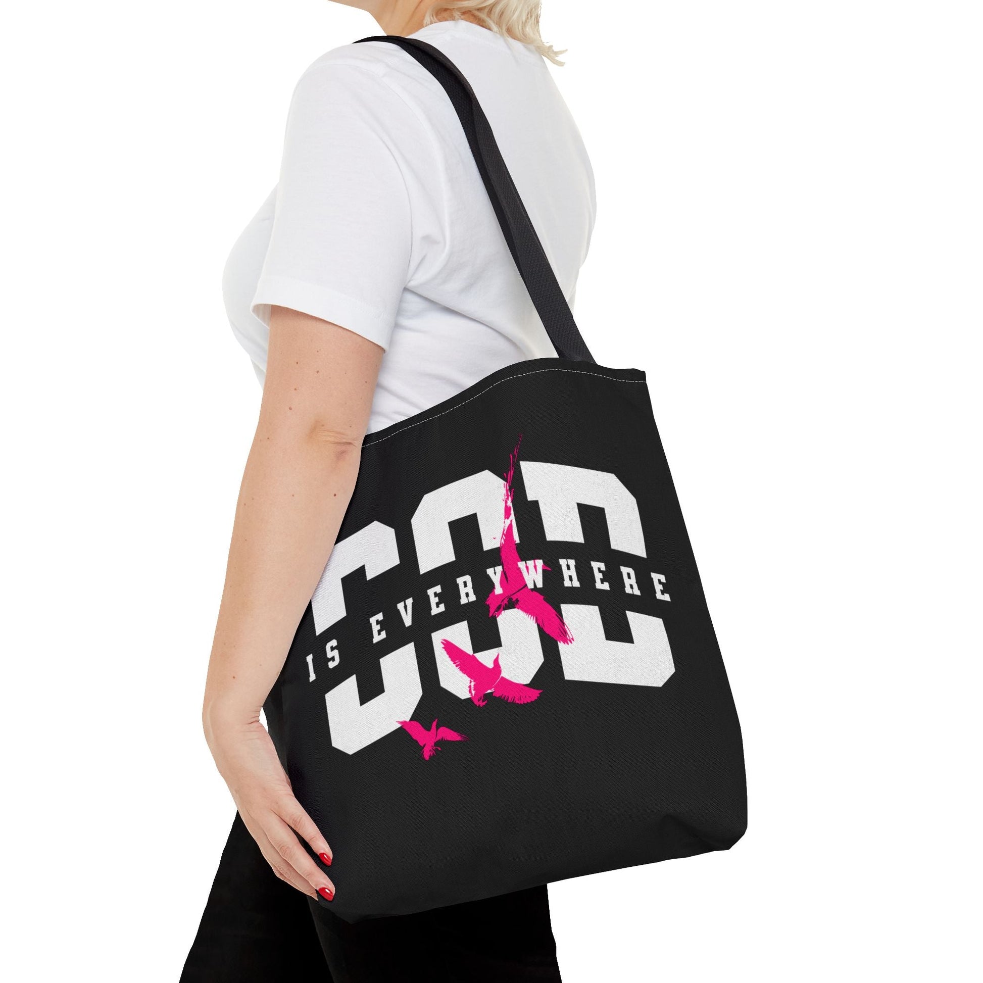 Stylish Tote Bag with Inspirational Design, Eco - Friendly Shopping Bag, Trendy Beach Bag, Gift for Friends, Motivational Everyday Use | Bags – GodSpeed Threads